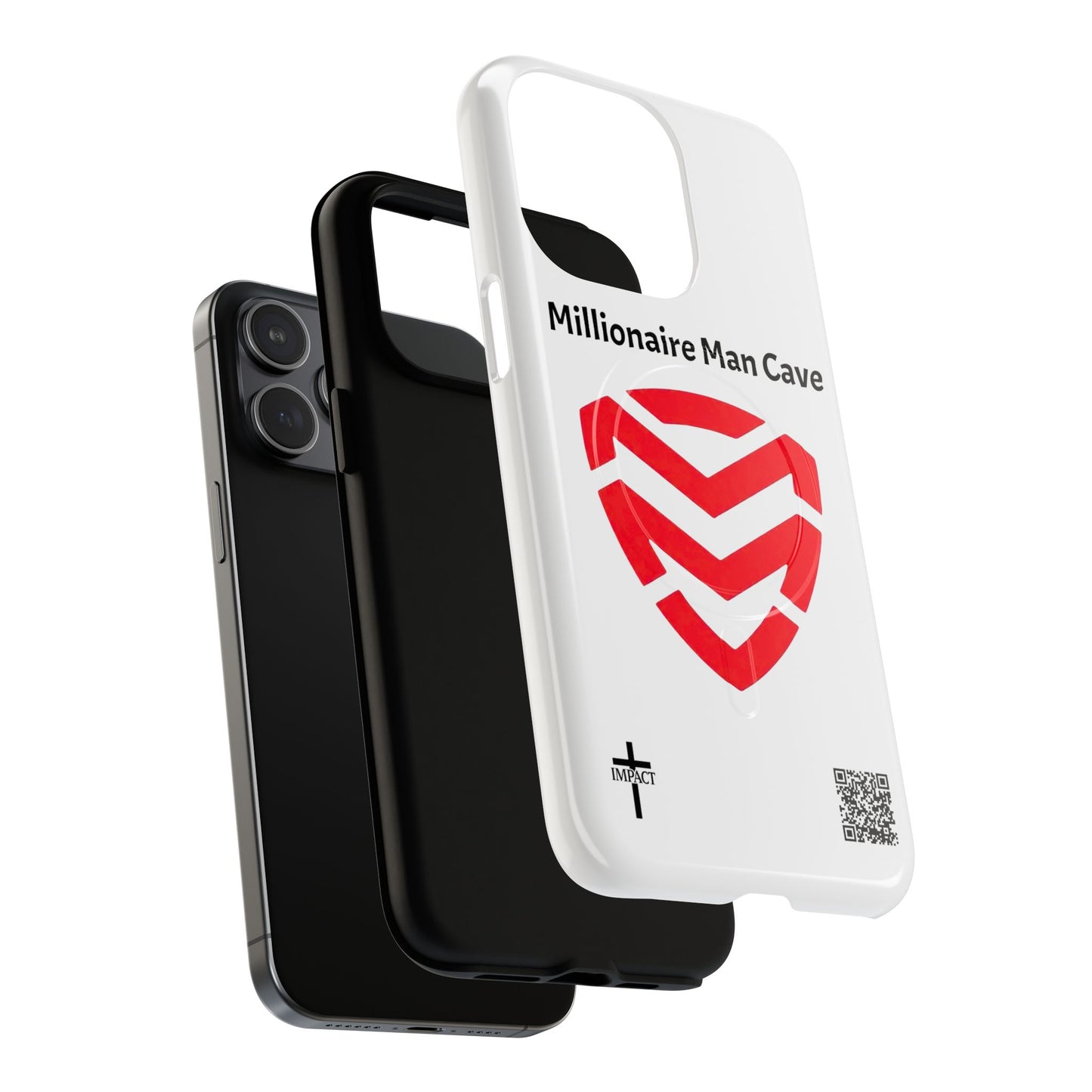 MMC (white) Magnetic Tough Phone Case - Troy