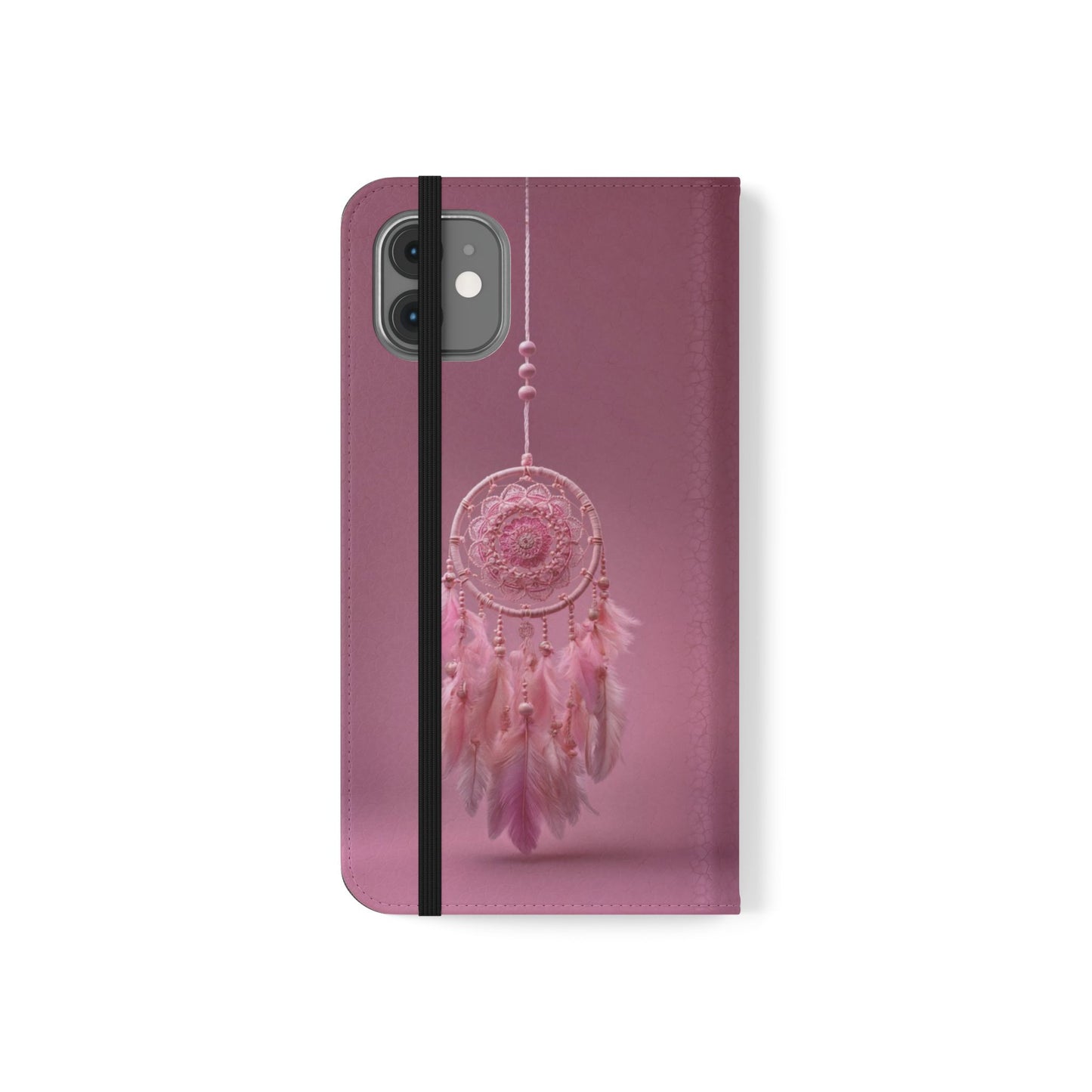 Pink Lace Dreamcatcher - Wallet Flip Case
