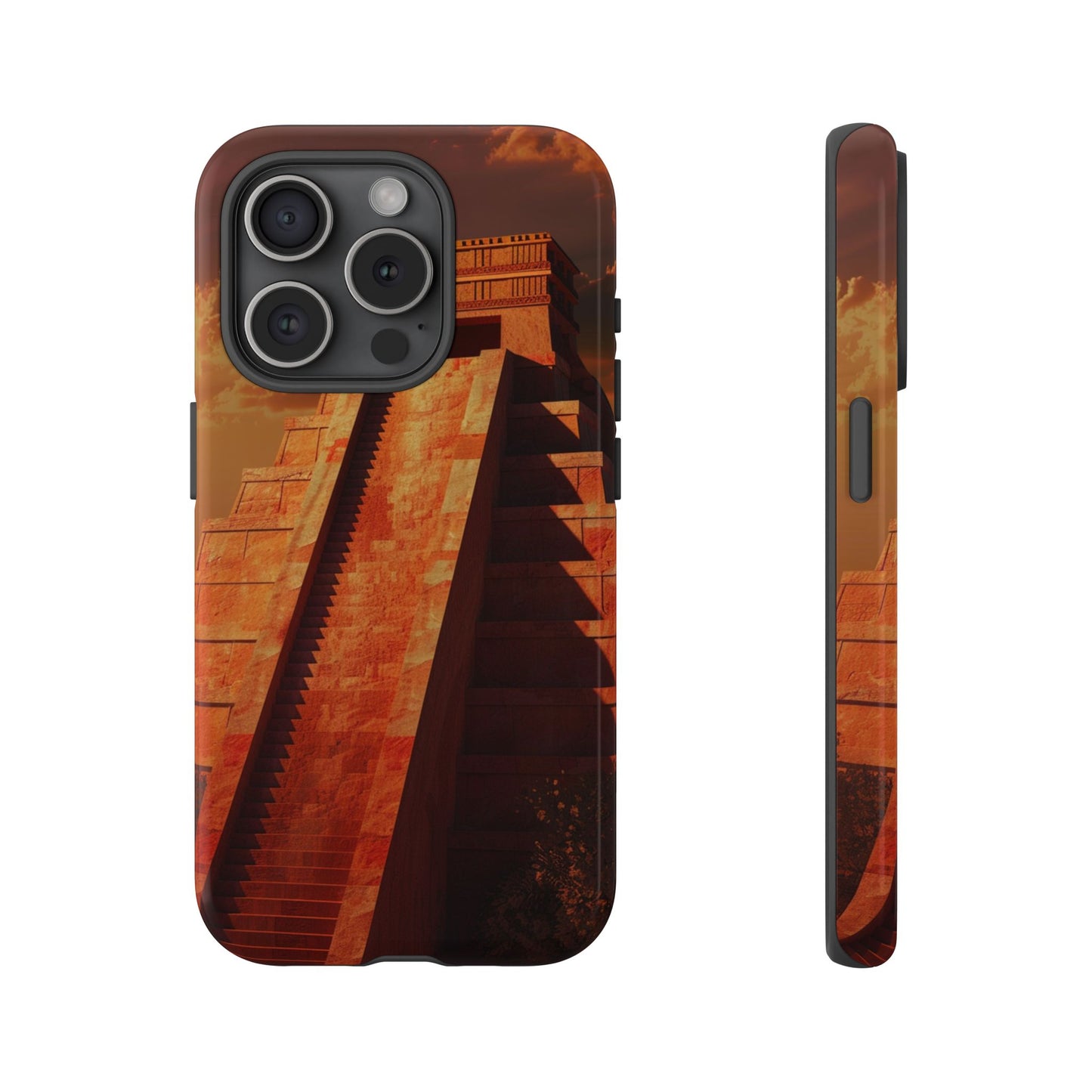 Mayan Pyramid Twilight Phone Case – iPhone, Google Pixel, Samsung Galaxy