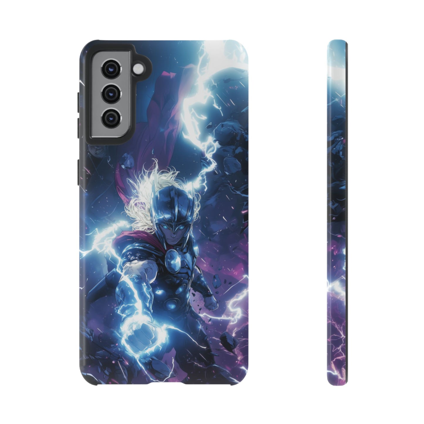 Lightning Fury: Thor Anime Action Phone Case - iPhone, Google Pixel, Samsung