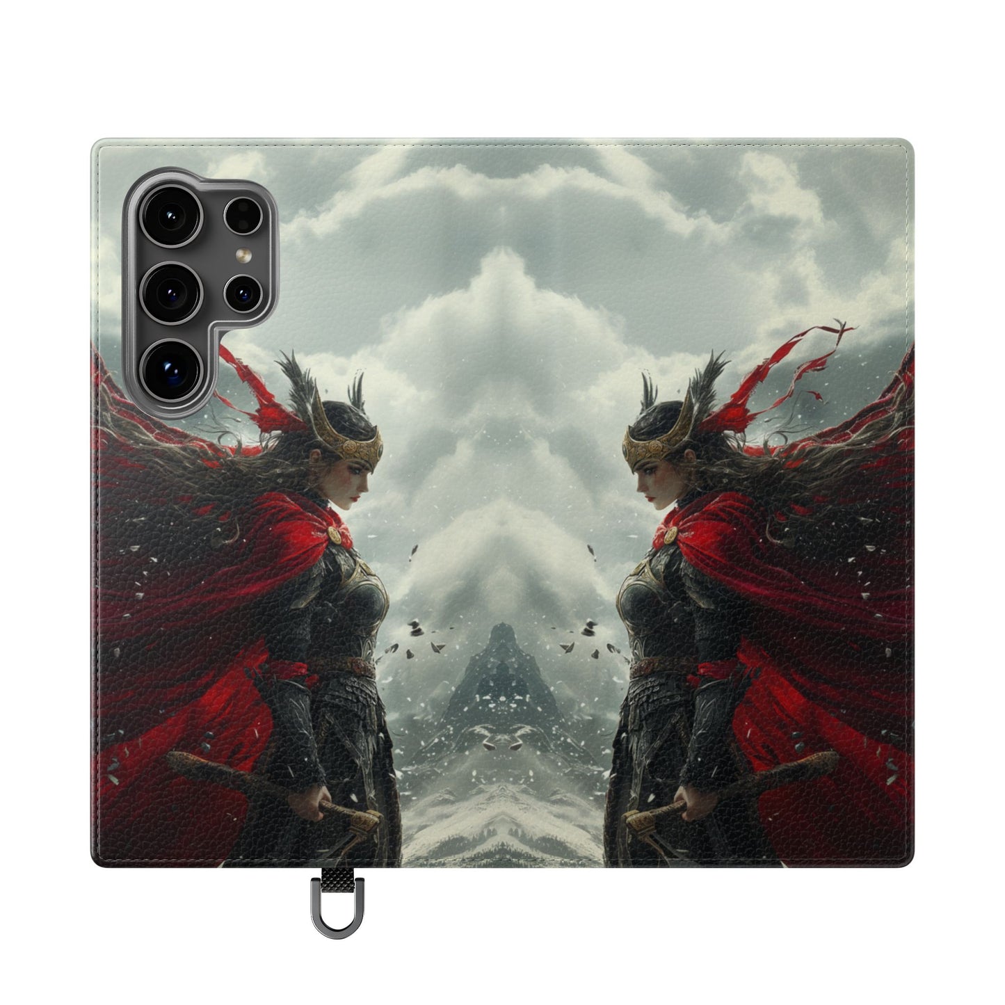 Freya Crimson Valkyrie - Wallet Flip Case