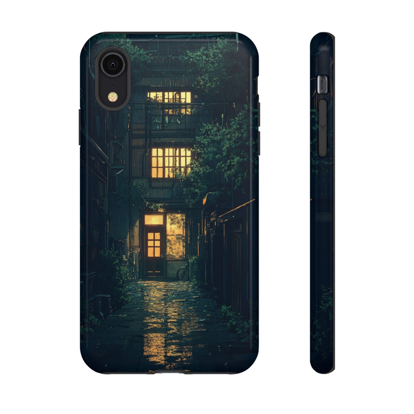 Rainy Alley - Tough iPhone Case