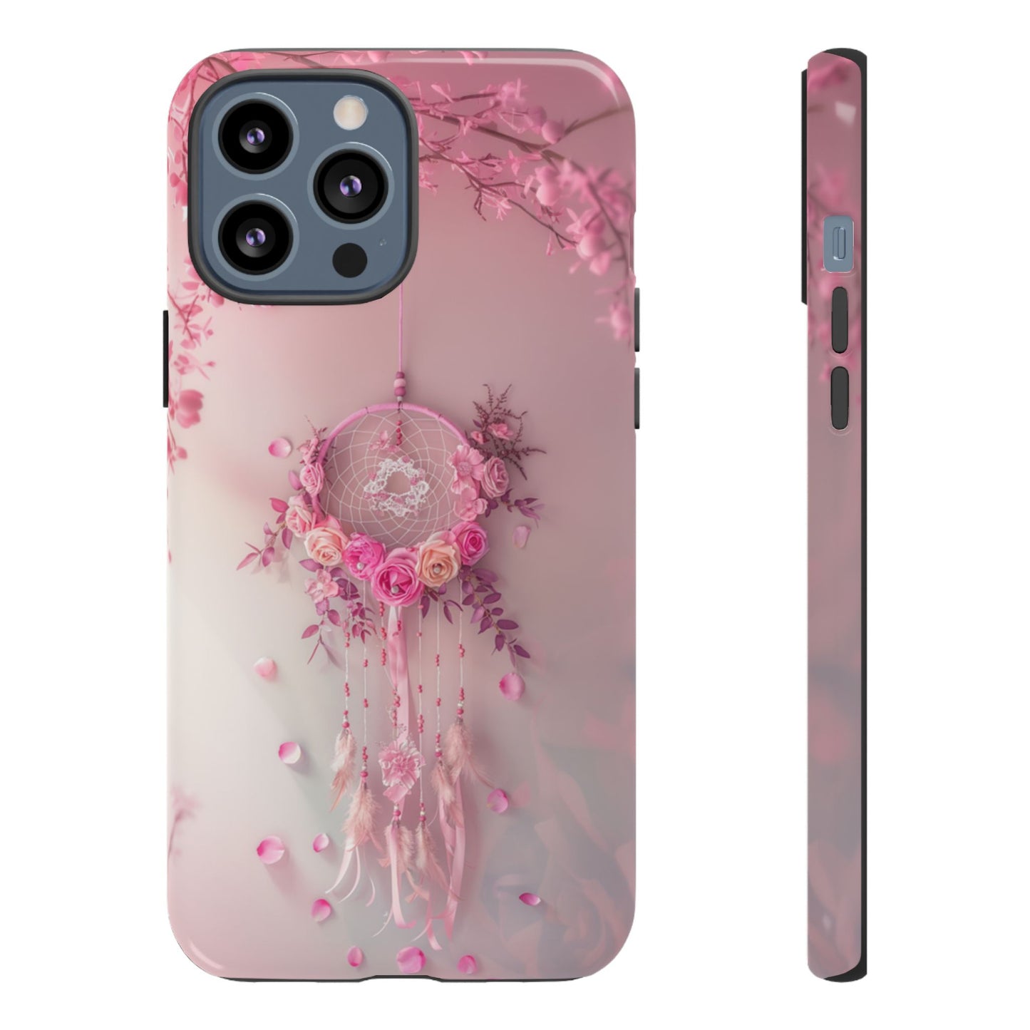 Pink Rose Dreamcatcher - Tough iPhone Case