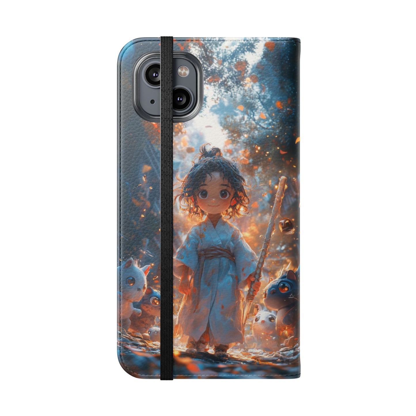 Forest Spirit Child - Wallet Flip Case