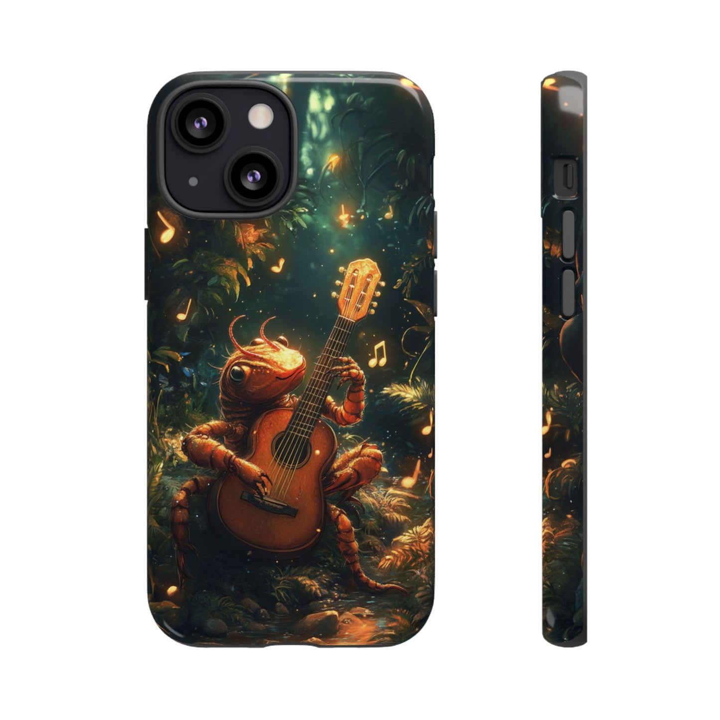 Serenade Forest Guitarist - Tough iPhone Case
