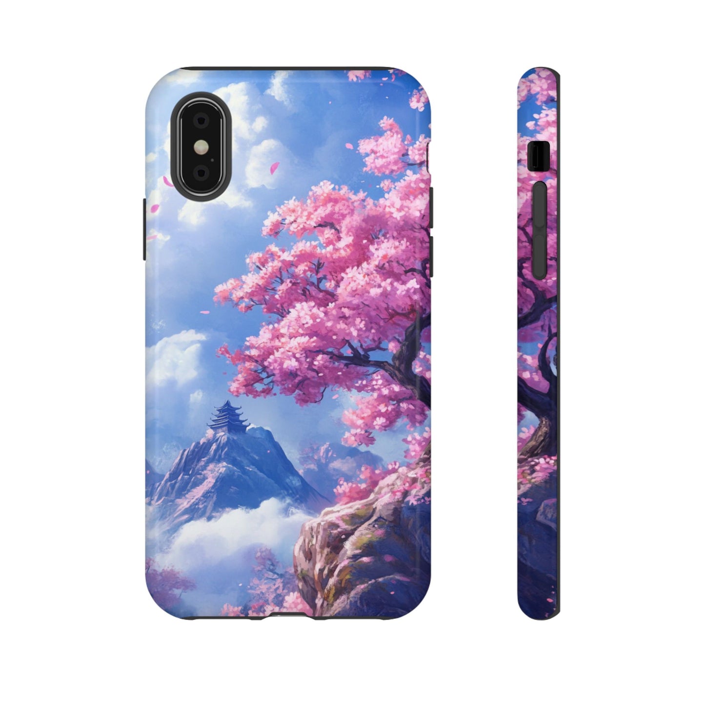 Sakura Sky Temple - Tough iPhone Case