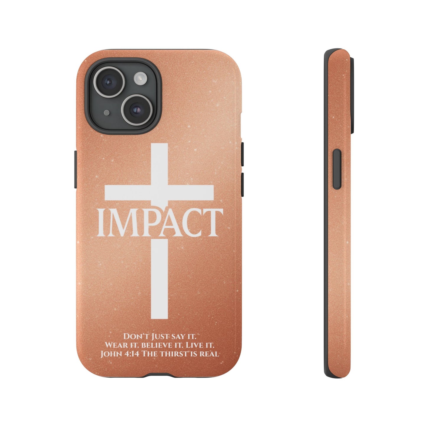 Impace Rose Gold - Tough iPhone Case