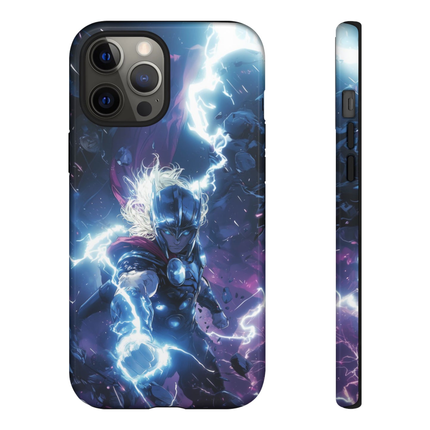 Lightning Fury: Thor Anime Action Phone Case - iPhone, Google Pixel, Samsung