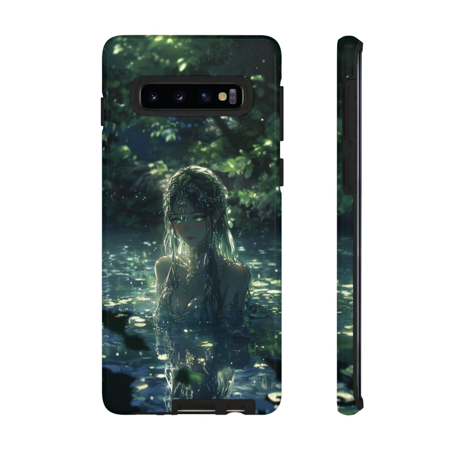 Forest Water Nymph Green Eyes Pond - Tough Samsung Galaxy Case