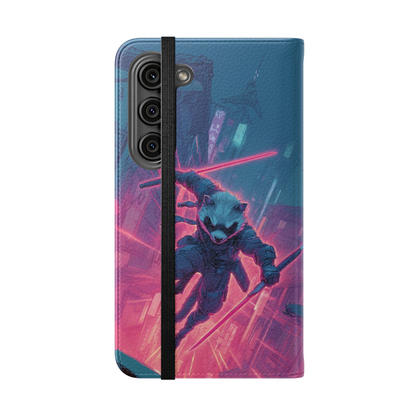 Cyberpunk Ferret - Wallet Flip Case