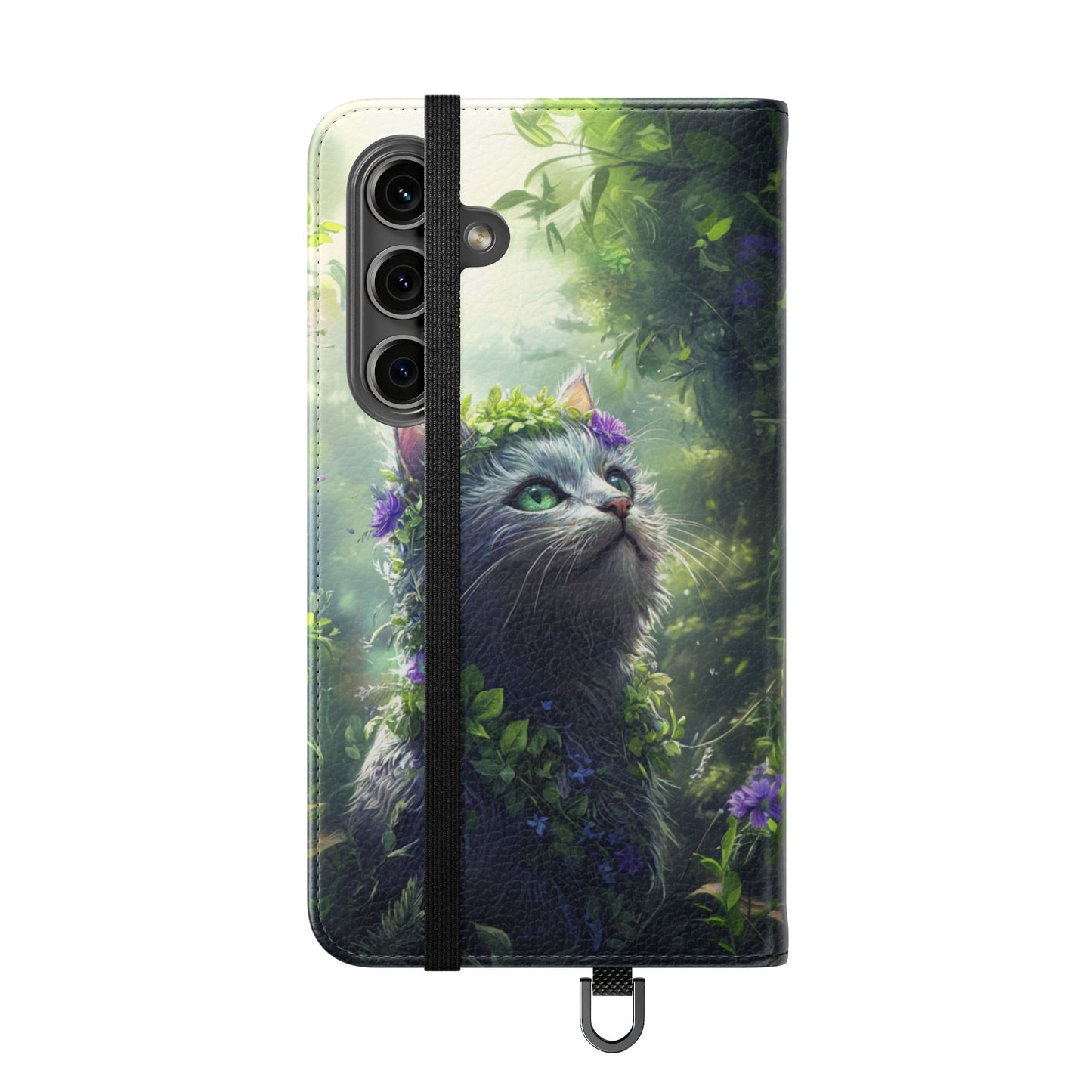Forest Spirit Cat - Wallet Flip Case
