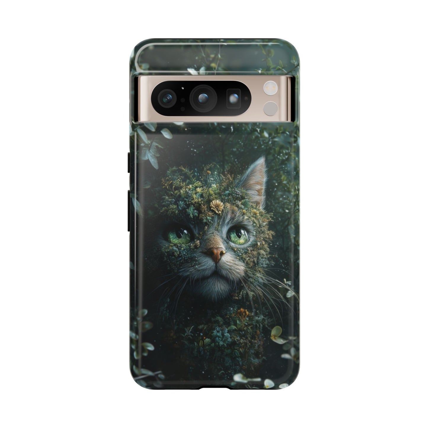 Forest Fantasy Cat Phone Case – iPhone, Google Pixel, Samsung Galaxy