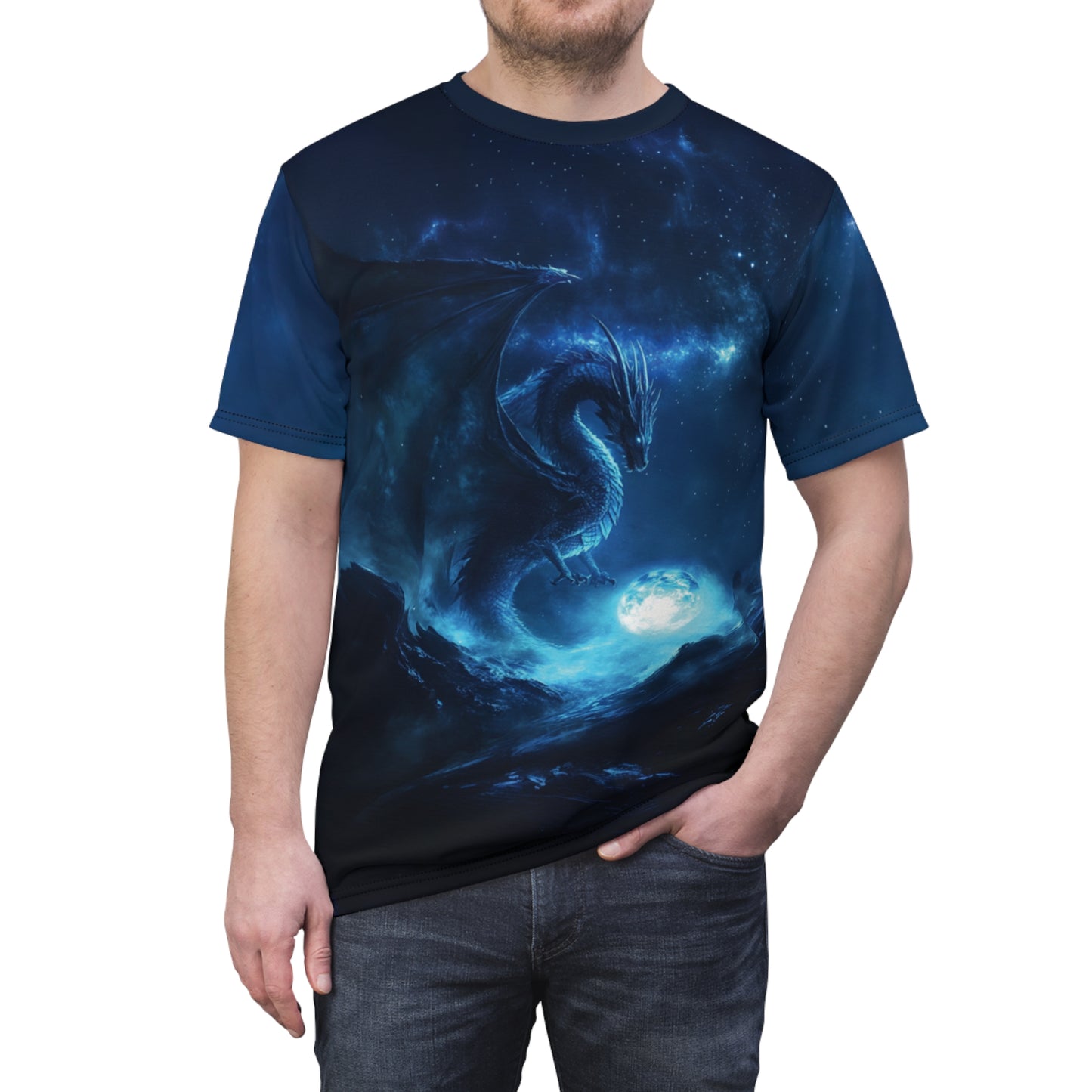 Celestial Dragon All-Over Print T-Shirt