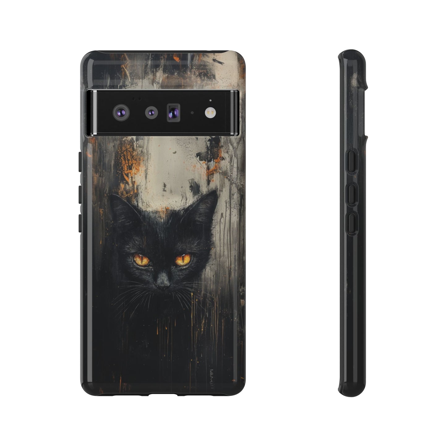 Enigmatic Black Cat Phone Case - iPhone, Google Pixel, Samsung Galaxy