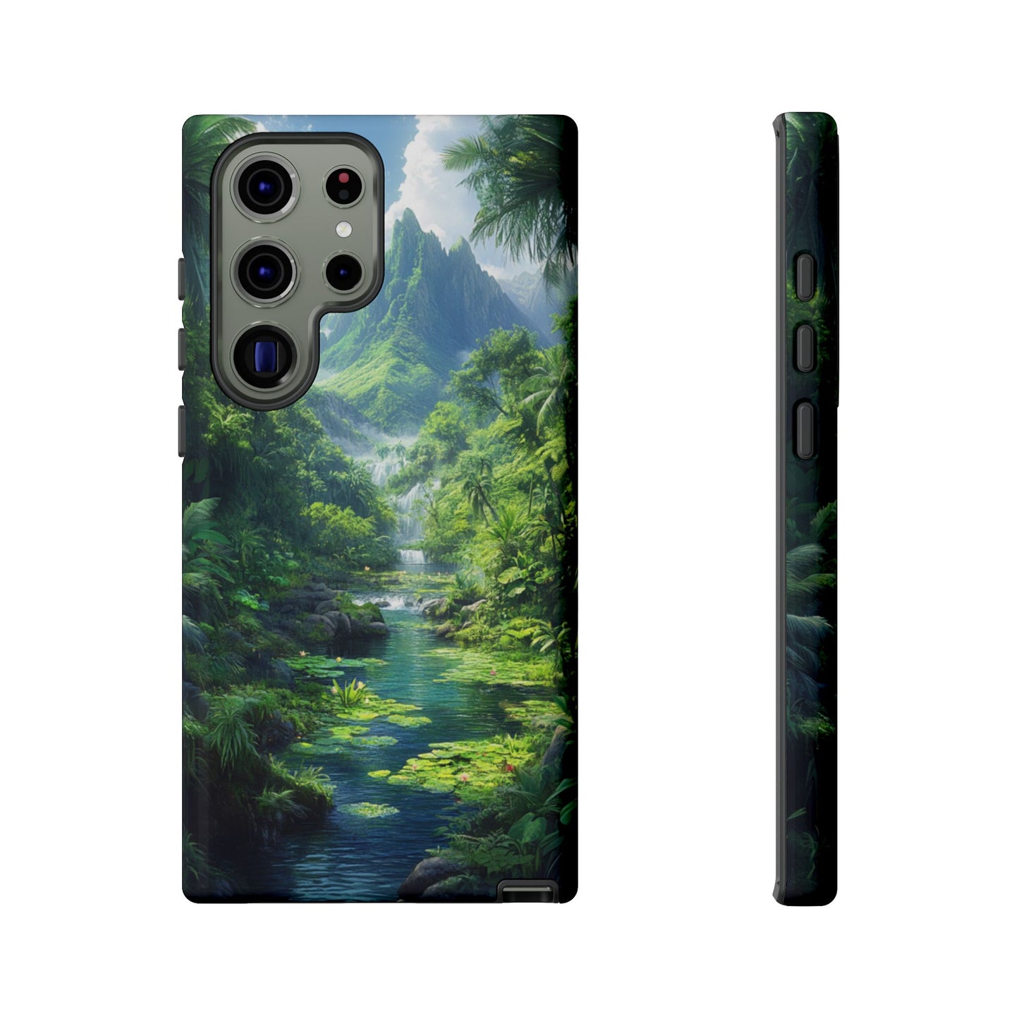 Verdant Jungle Cascade – Tough Samsung Galaxy Case