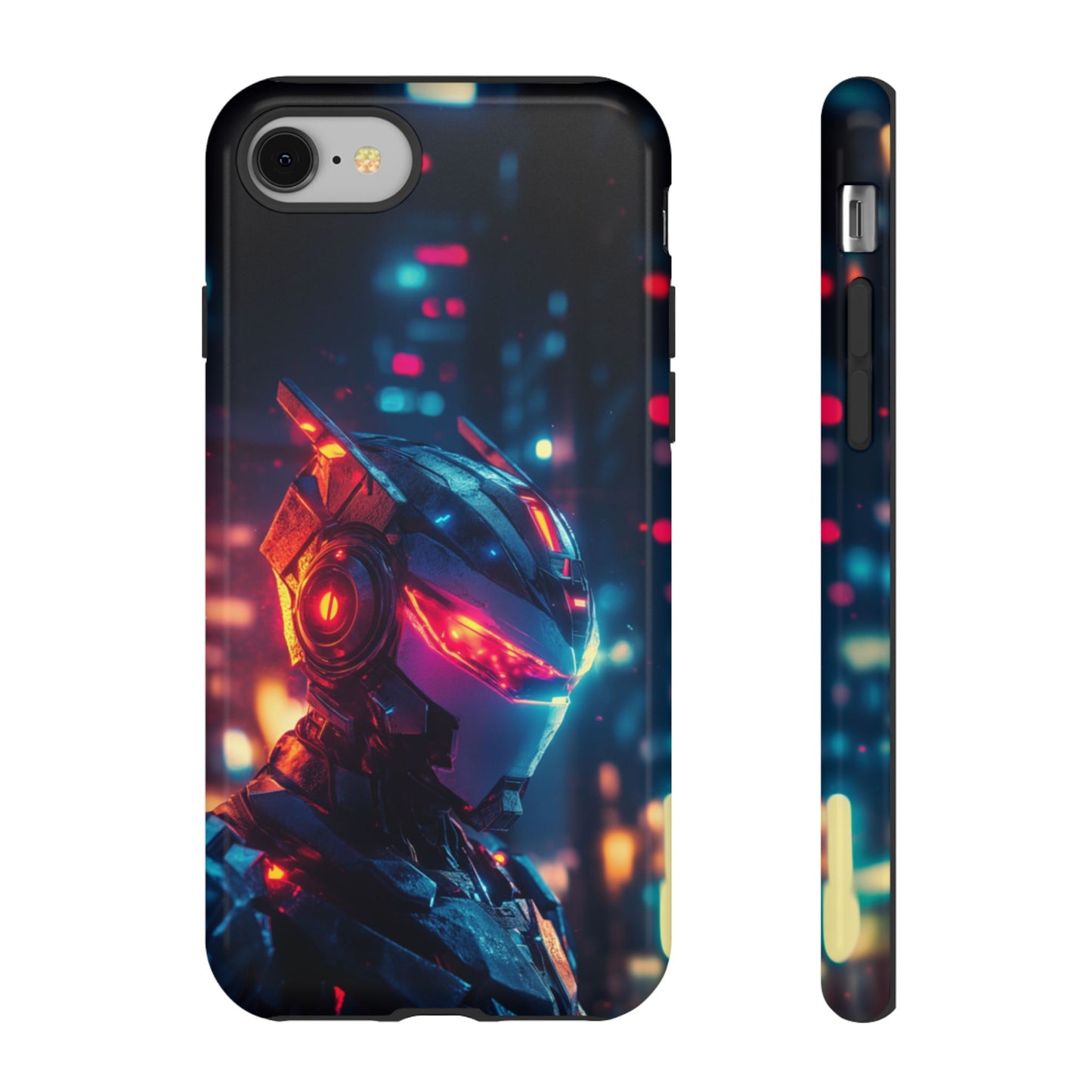 Neon Cyborg - Tough iPhone Case