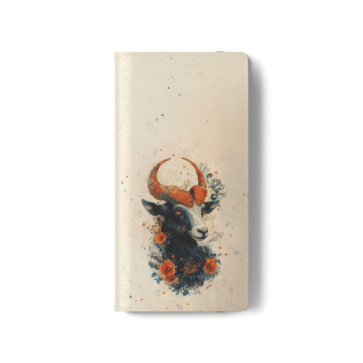 Capricorn Celestial Goat - Wallet Flip Case