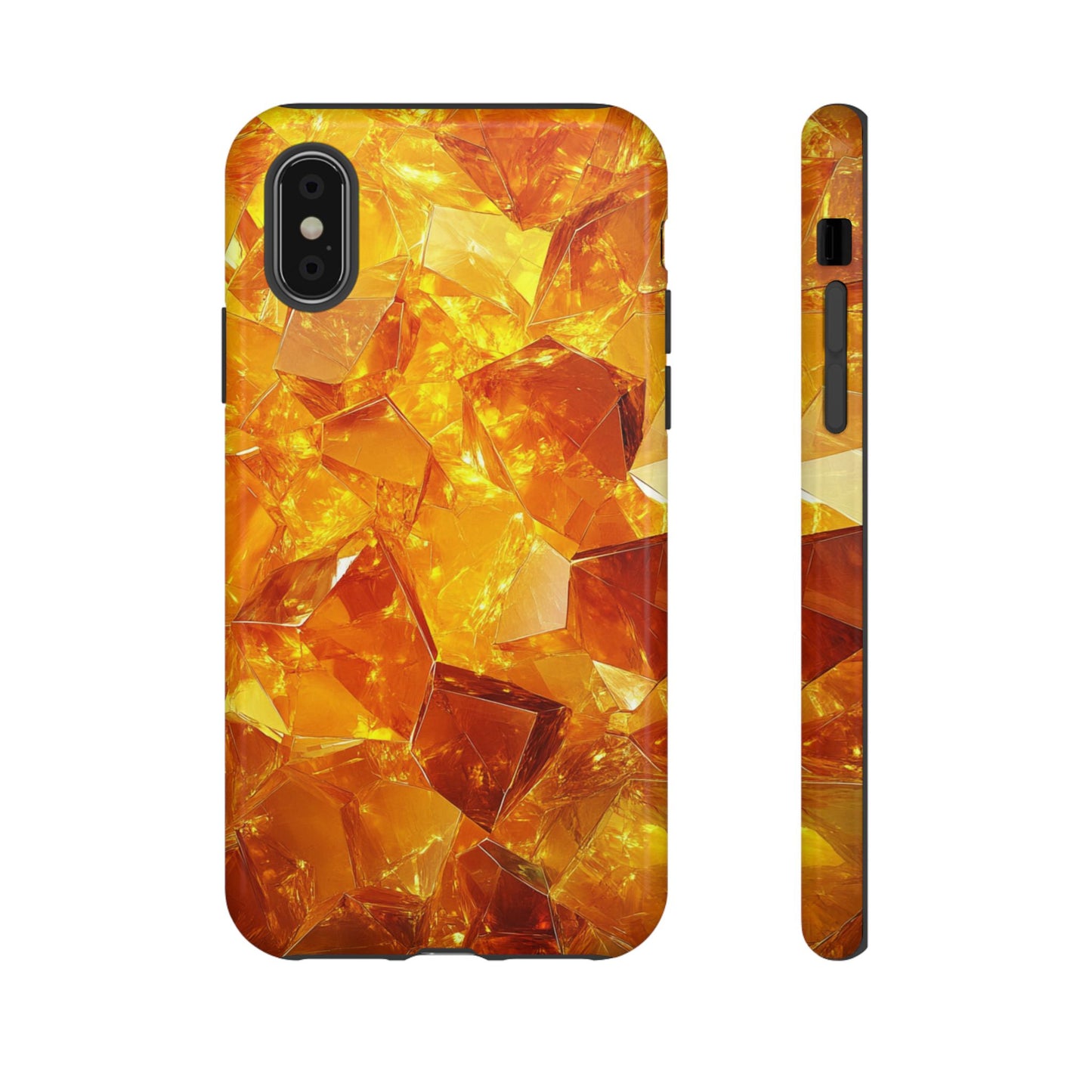 Amber Crystal Shards – Tough iPhone Case