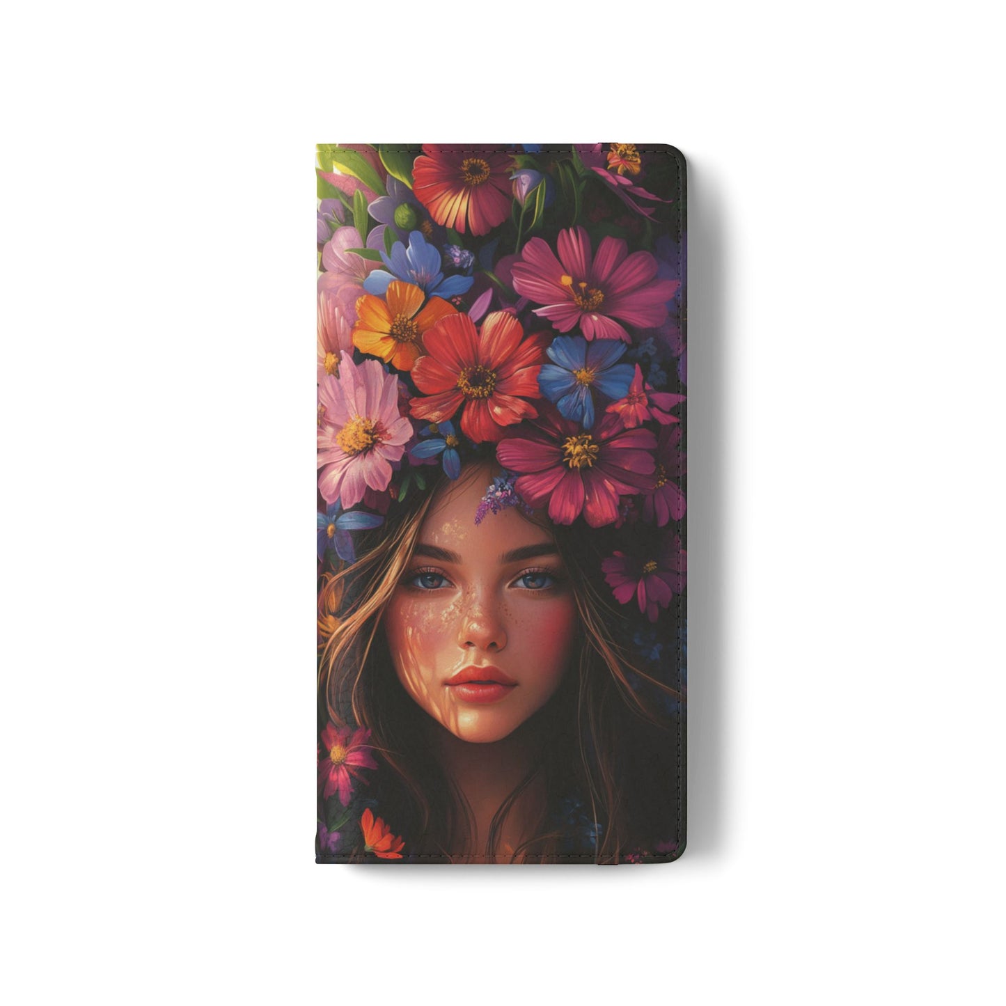 Floral Crown Muse - Wallet Flip Case