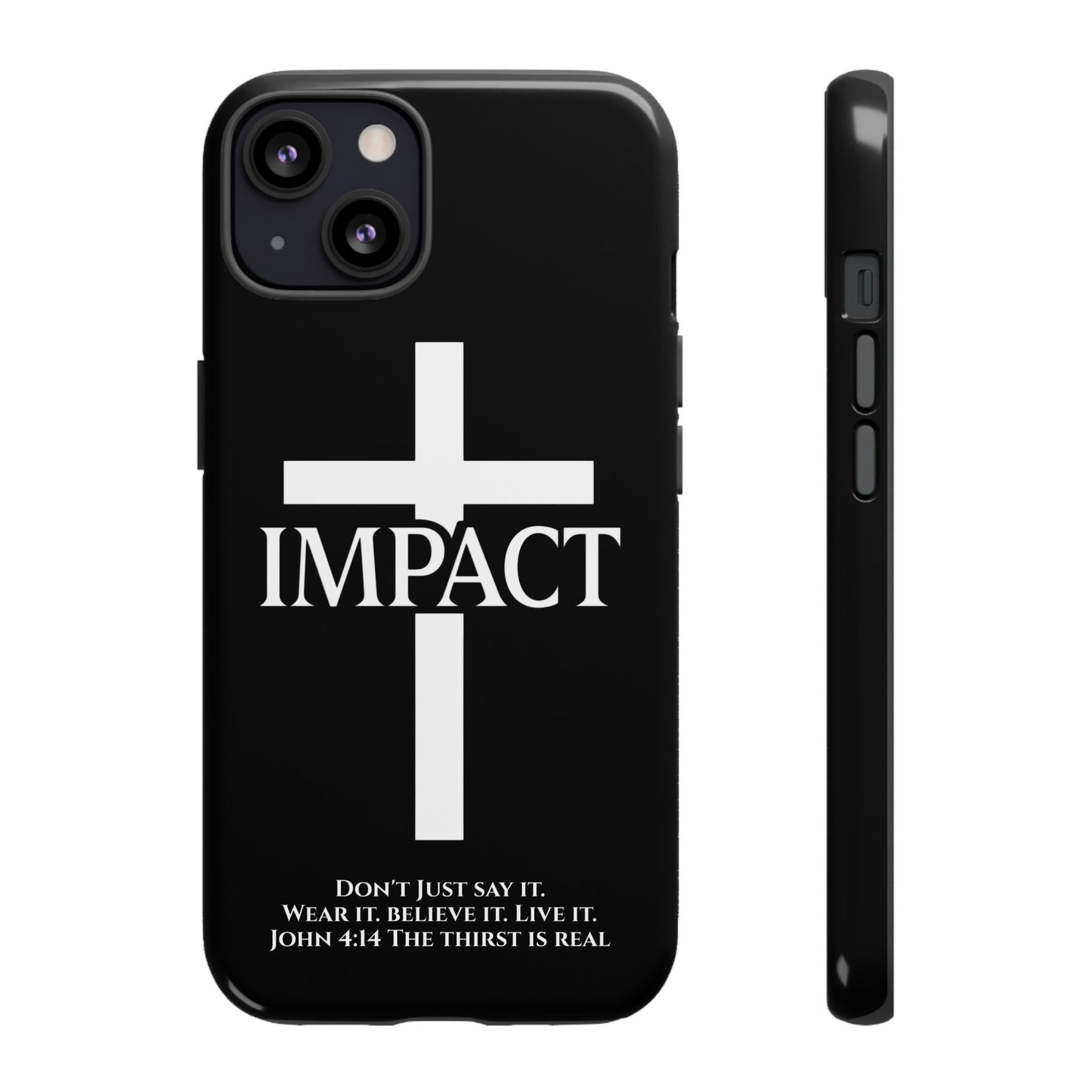Impact Black/White - Tough iPhone Case