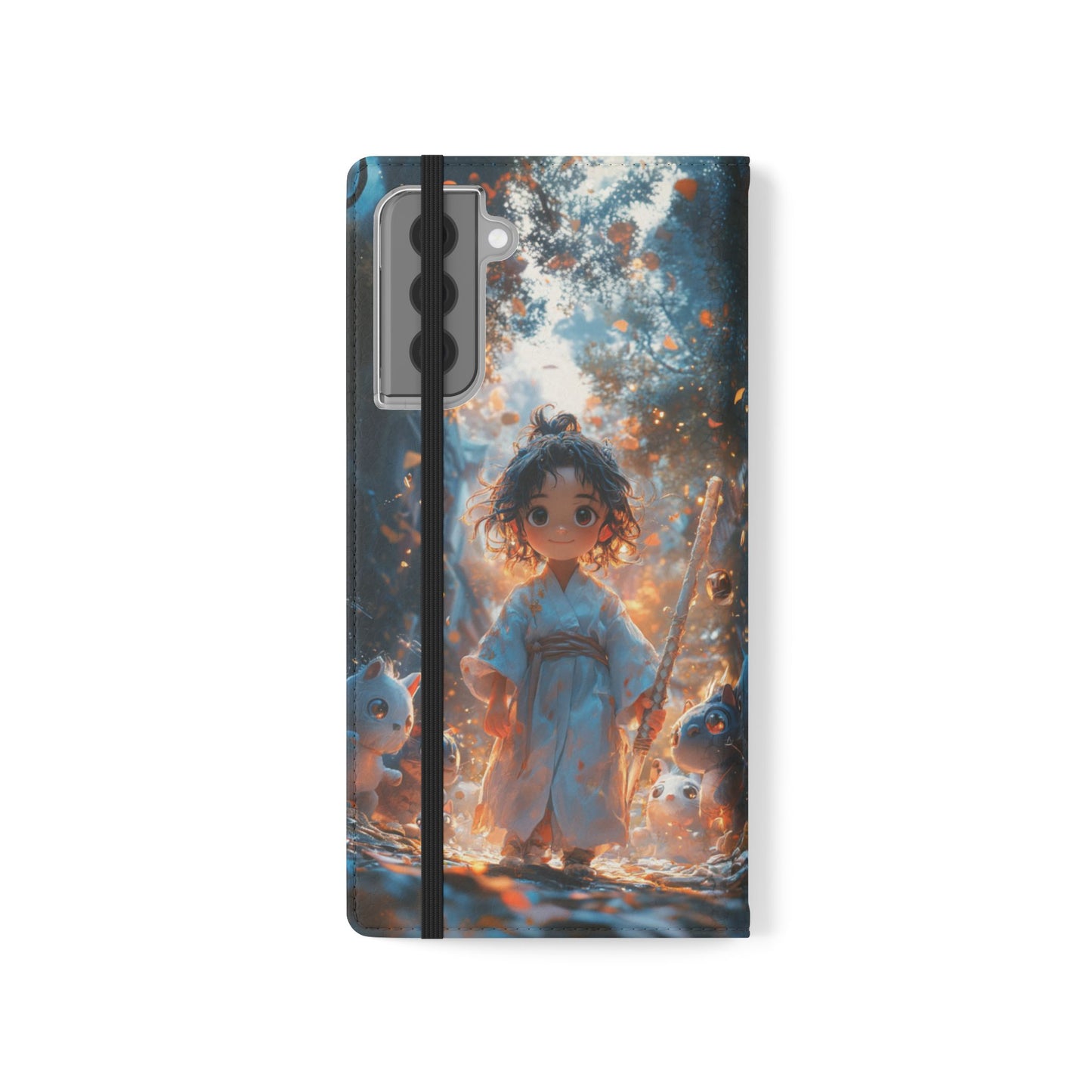Forest Spirit Child - Wallet Flip Case