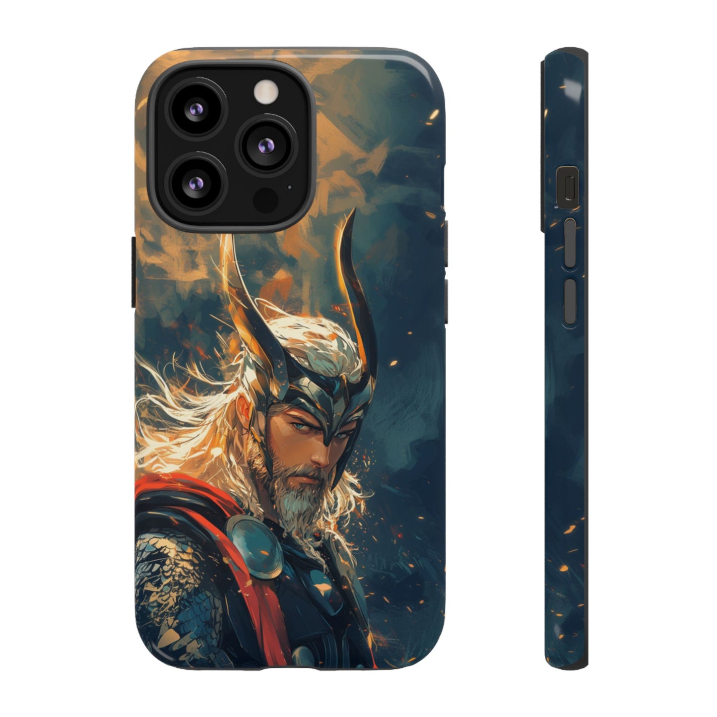 Storm-Bringer: Epic Thor Anime-Style Phone Case - iPhone, Google Pixel, Samsung