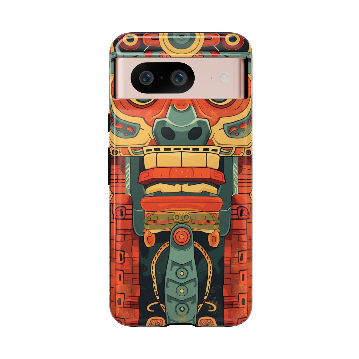 Aztec Totem Mask - Tough Google Pixel Case