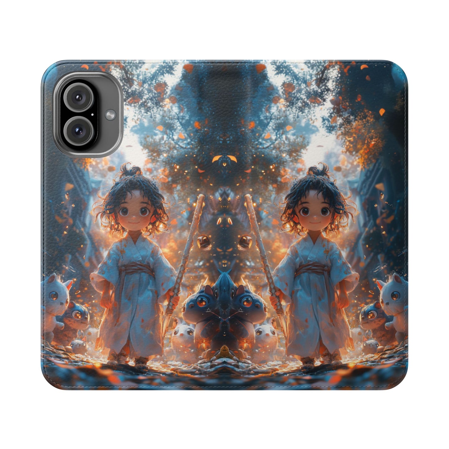 Forest Spirit Child - Wallet Flip Case