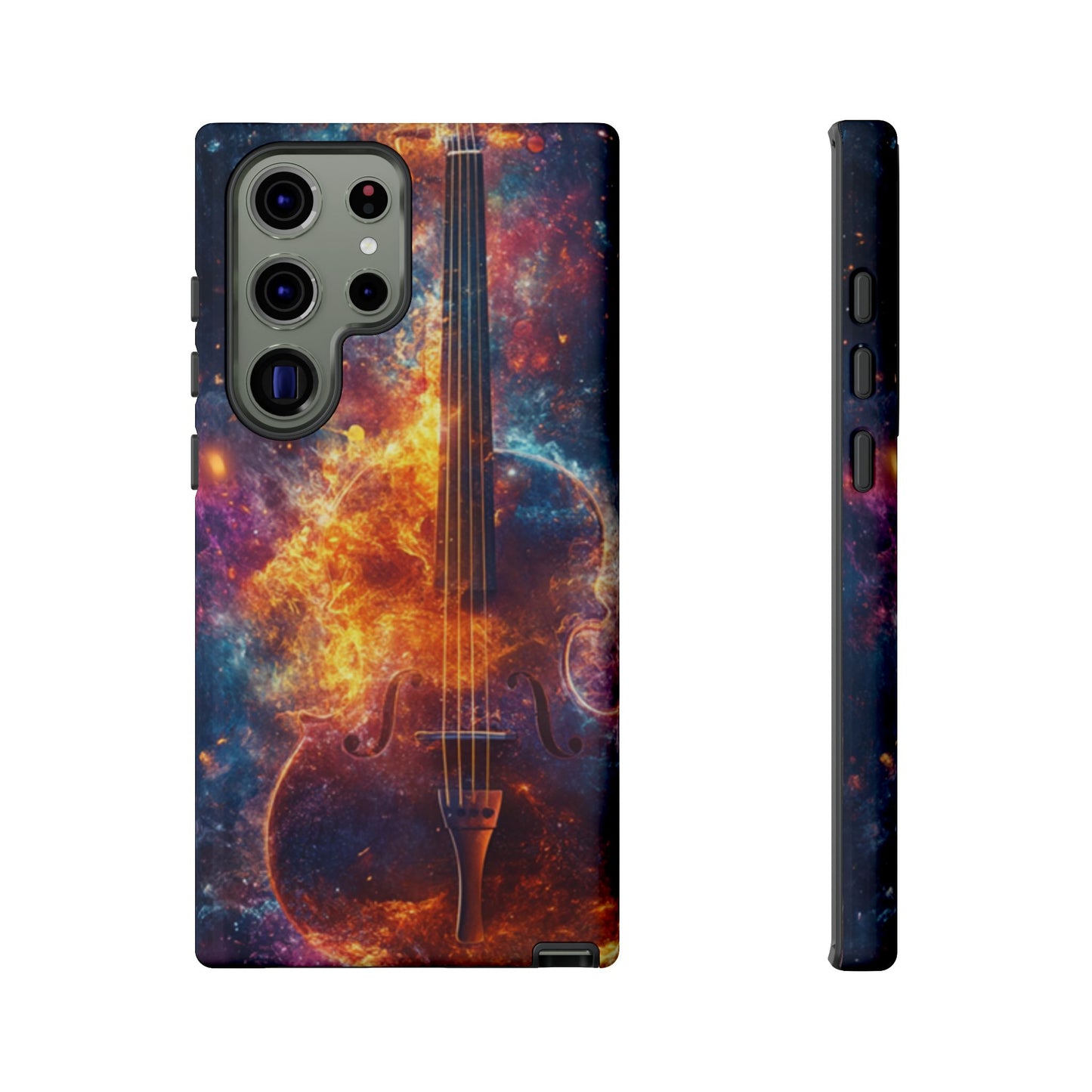 Fiery Violin Galaxy Phone Case – iPhone, Samsung, Google Pixel