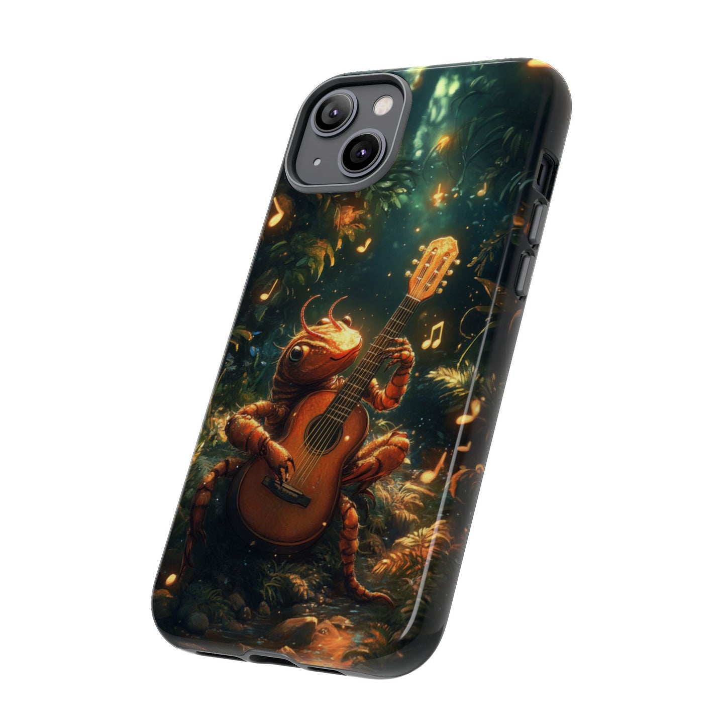 Serenade Forest Guitarist - Tough iPhone Case