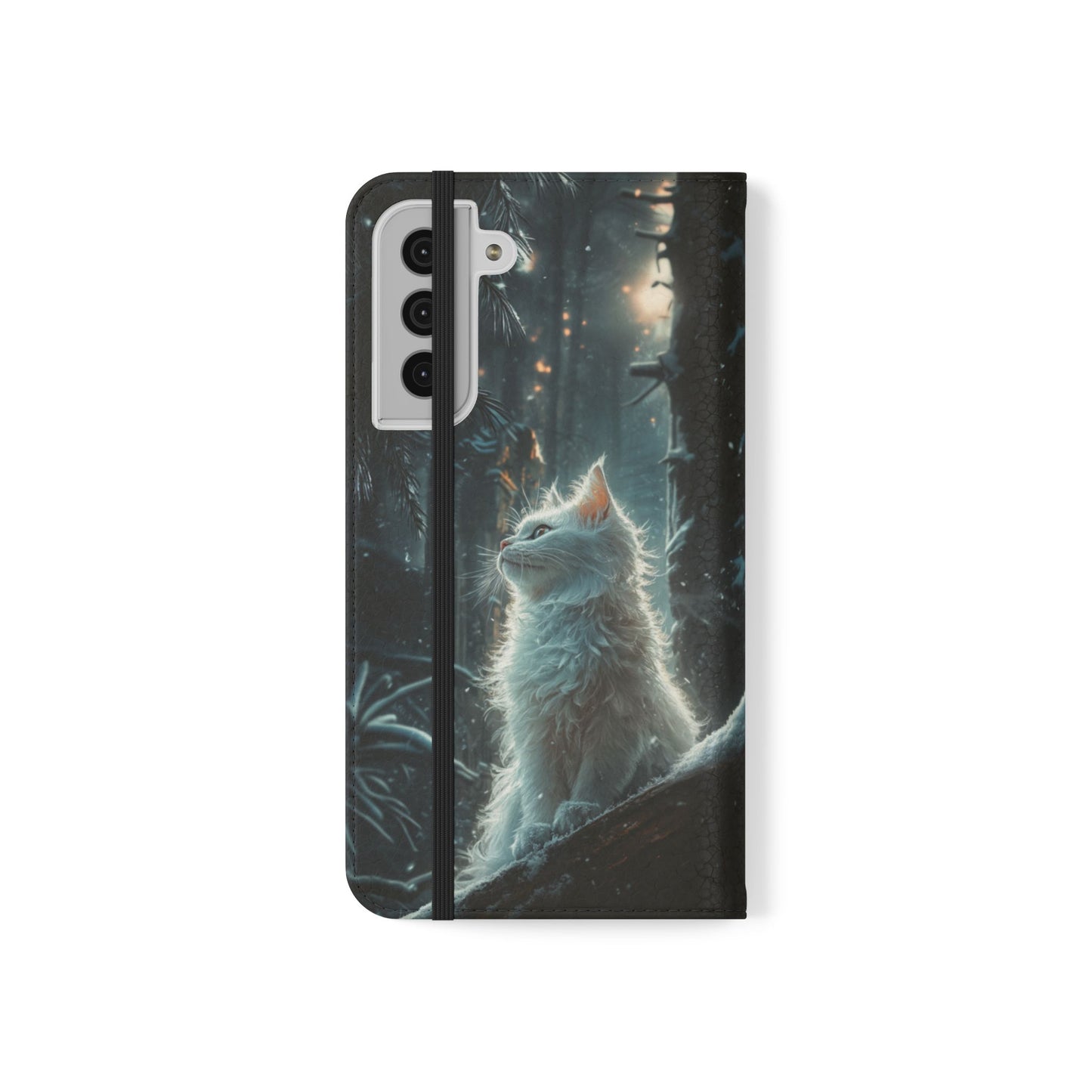 Winter Spirit Cat - Wallet Flip Case