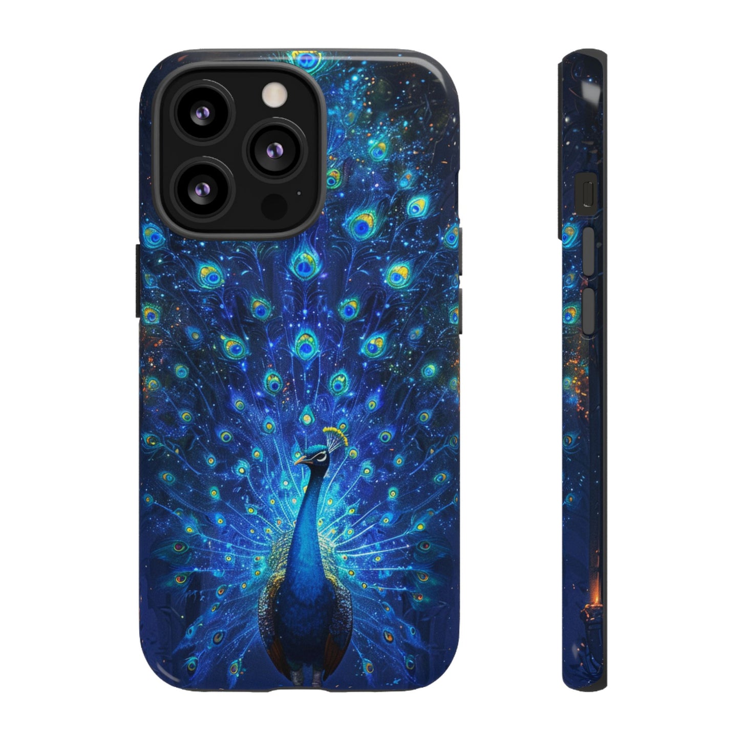 Starlit Peacock Majesty – Tough iPhone Case