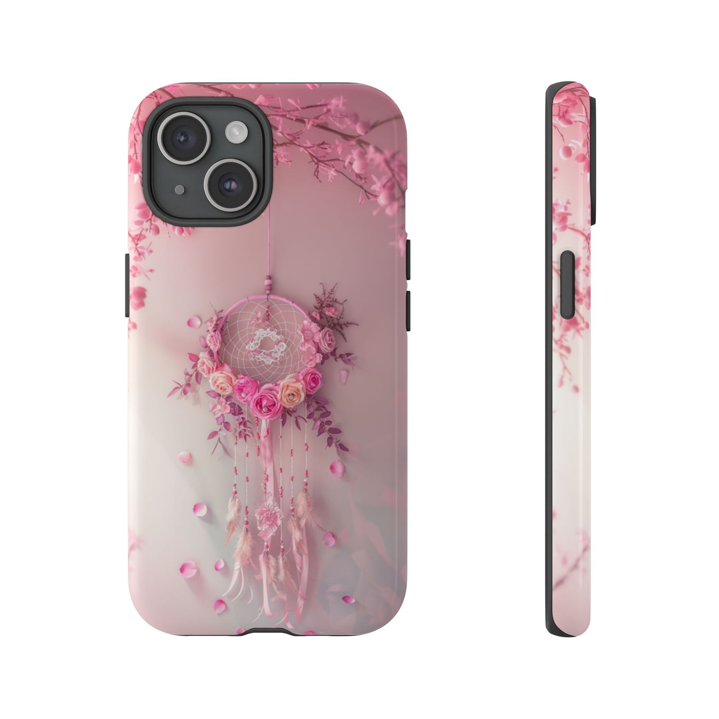 Pink Rose Dreamcatcher - Tough iPhone Case