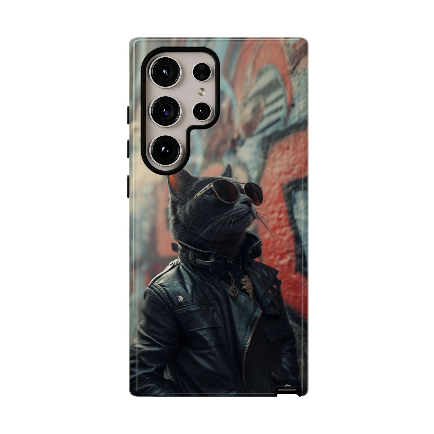 Punk Rock Cat Phone Case – iPhone, Google Pixel, Samsung Galaxy