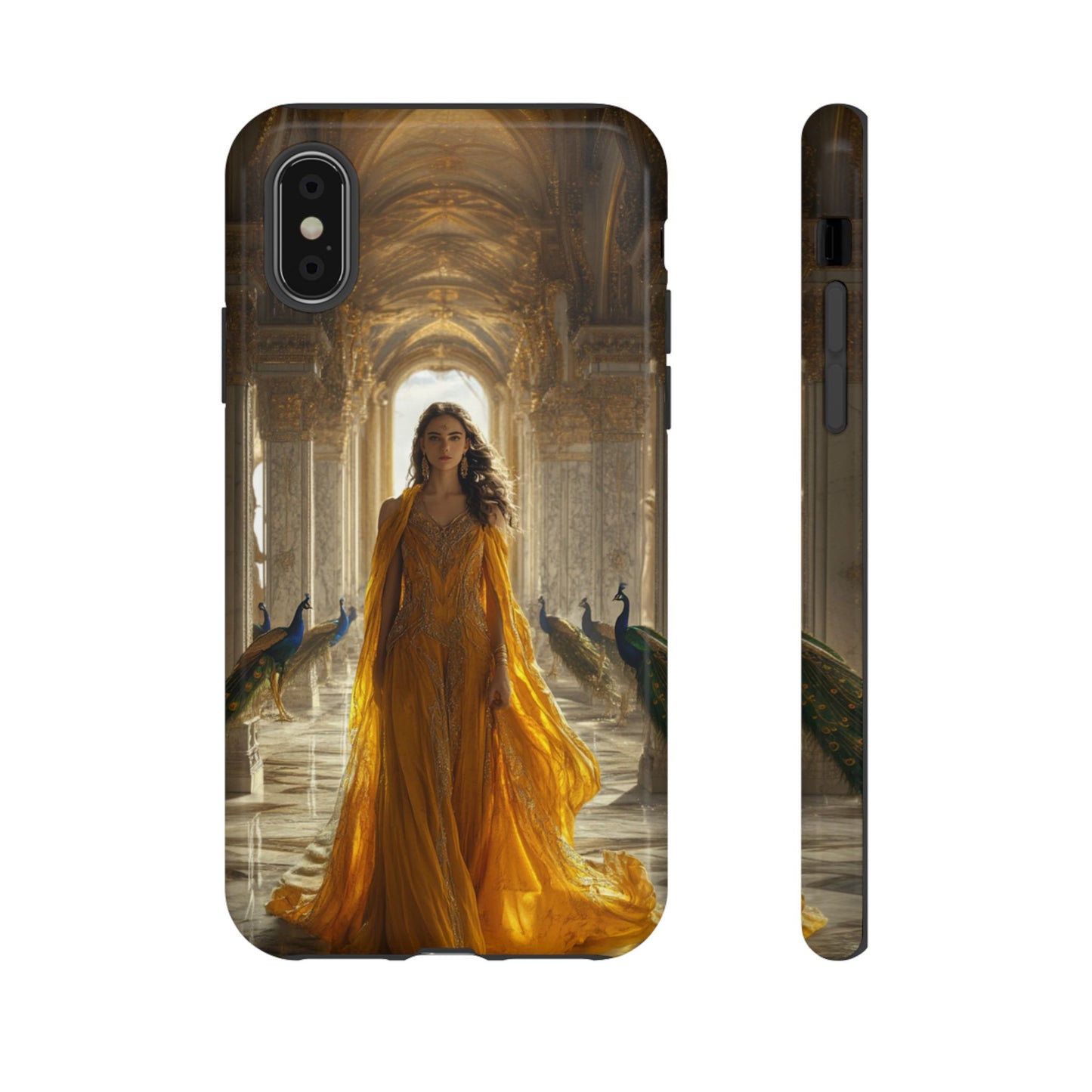 Hera Golden Palace Peacock Goddess - Tough iPhone Case