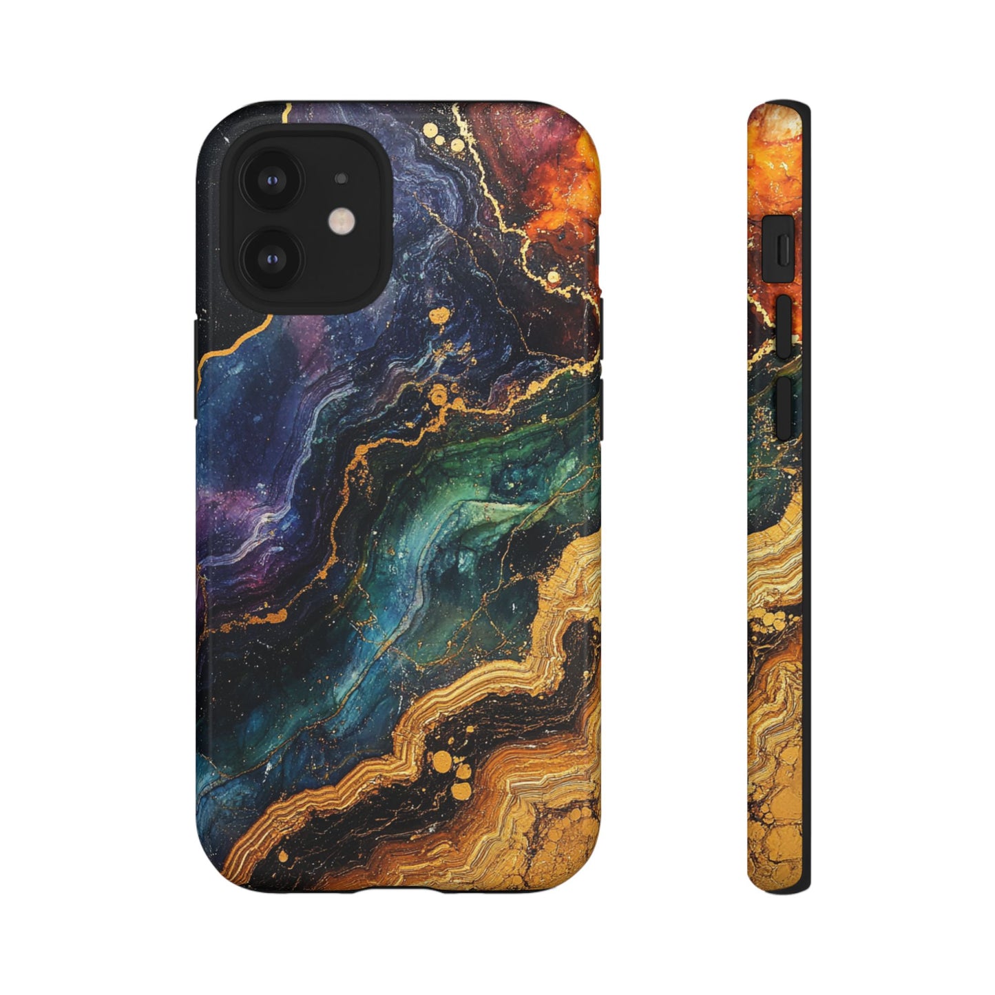Cosmic Agate Veins – Tough iPhone Case
