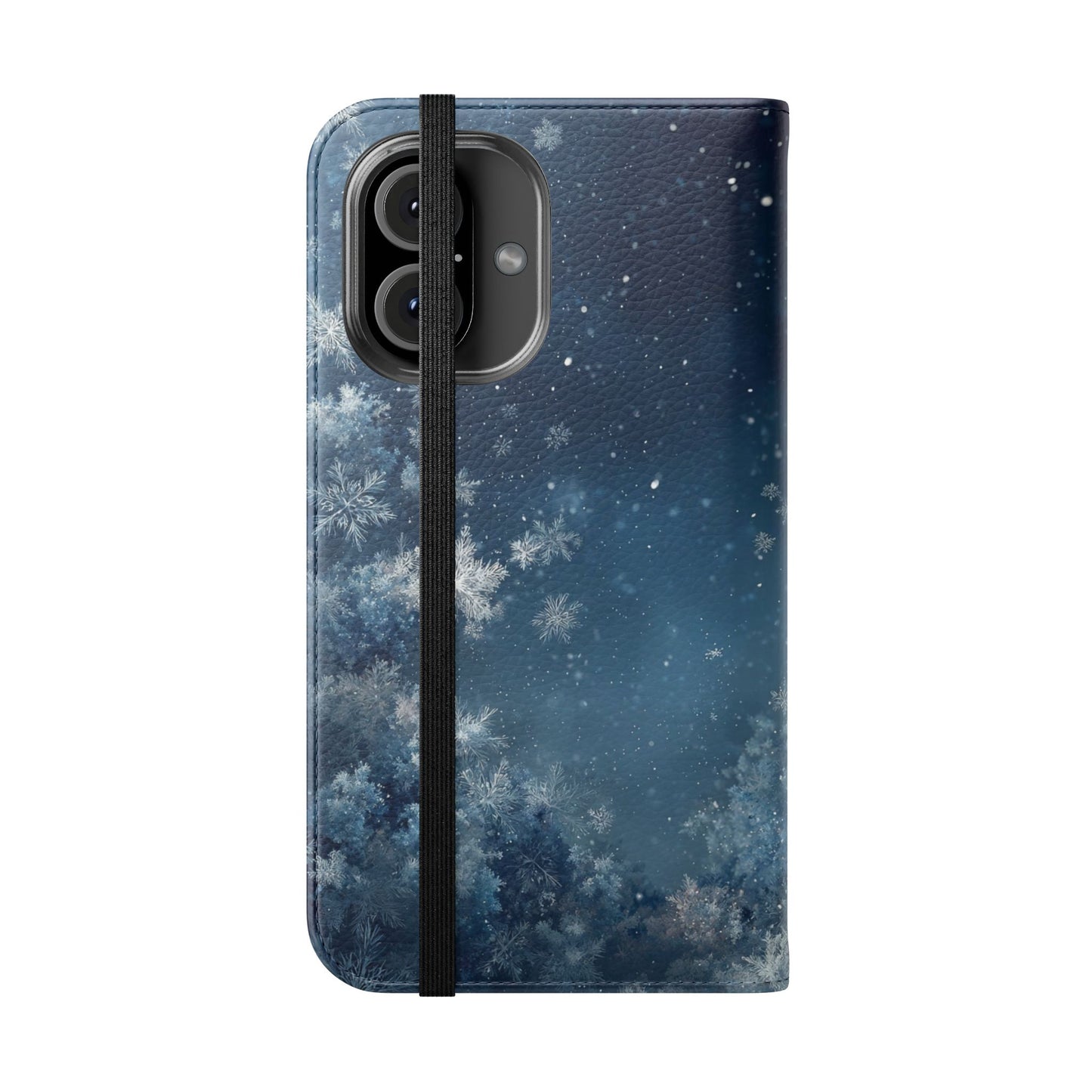 Winter Snowflakes - Wallet Flip Case