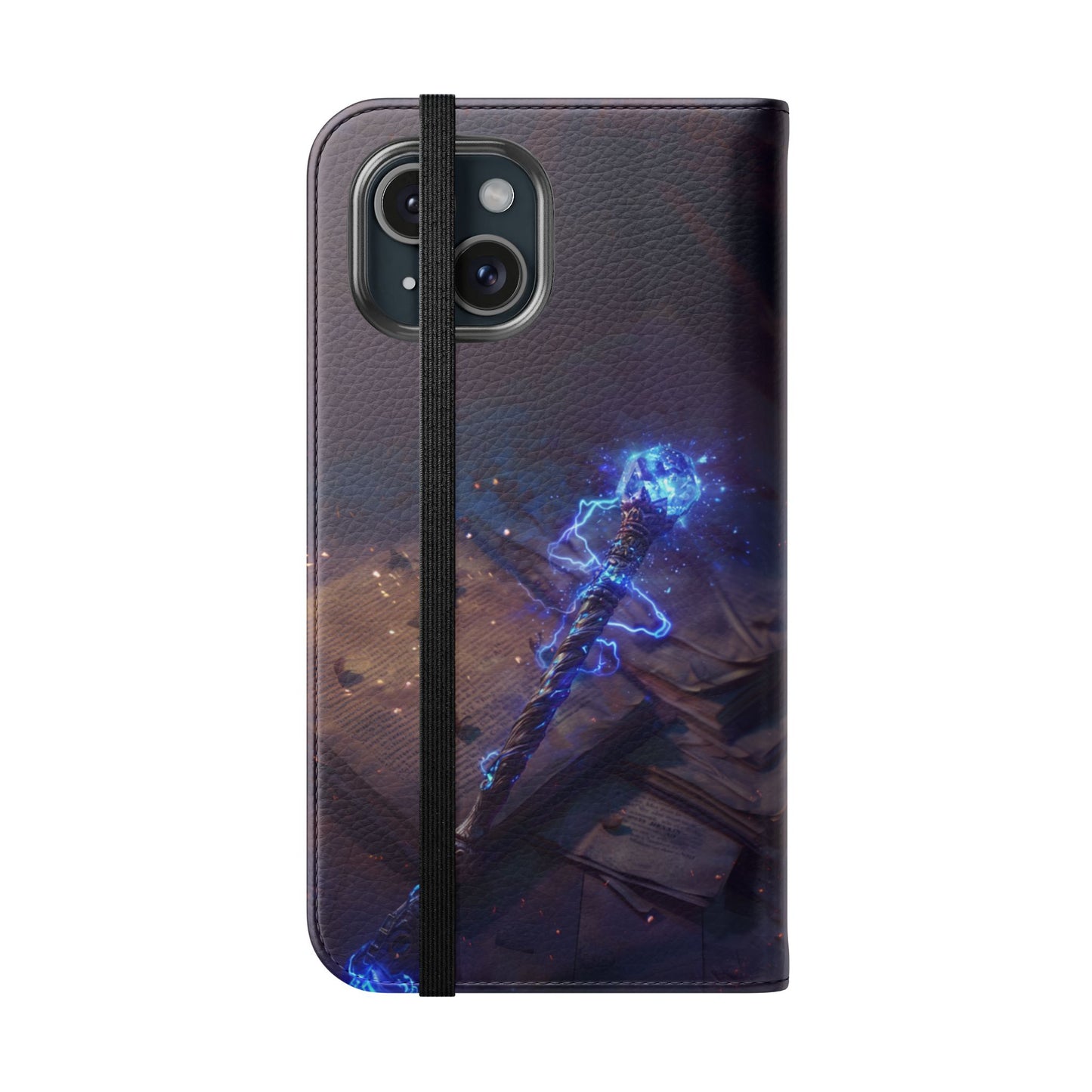 Lightning Staff - Wallet Flip Case