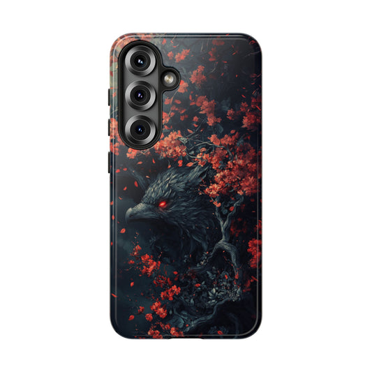 Crimson Raven Bloom – Tough Samsung Galaxy Case
