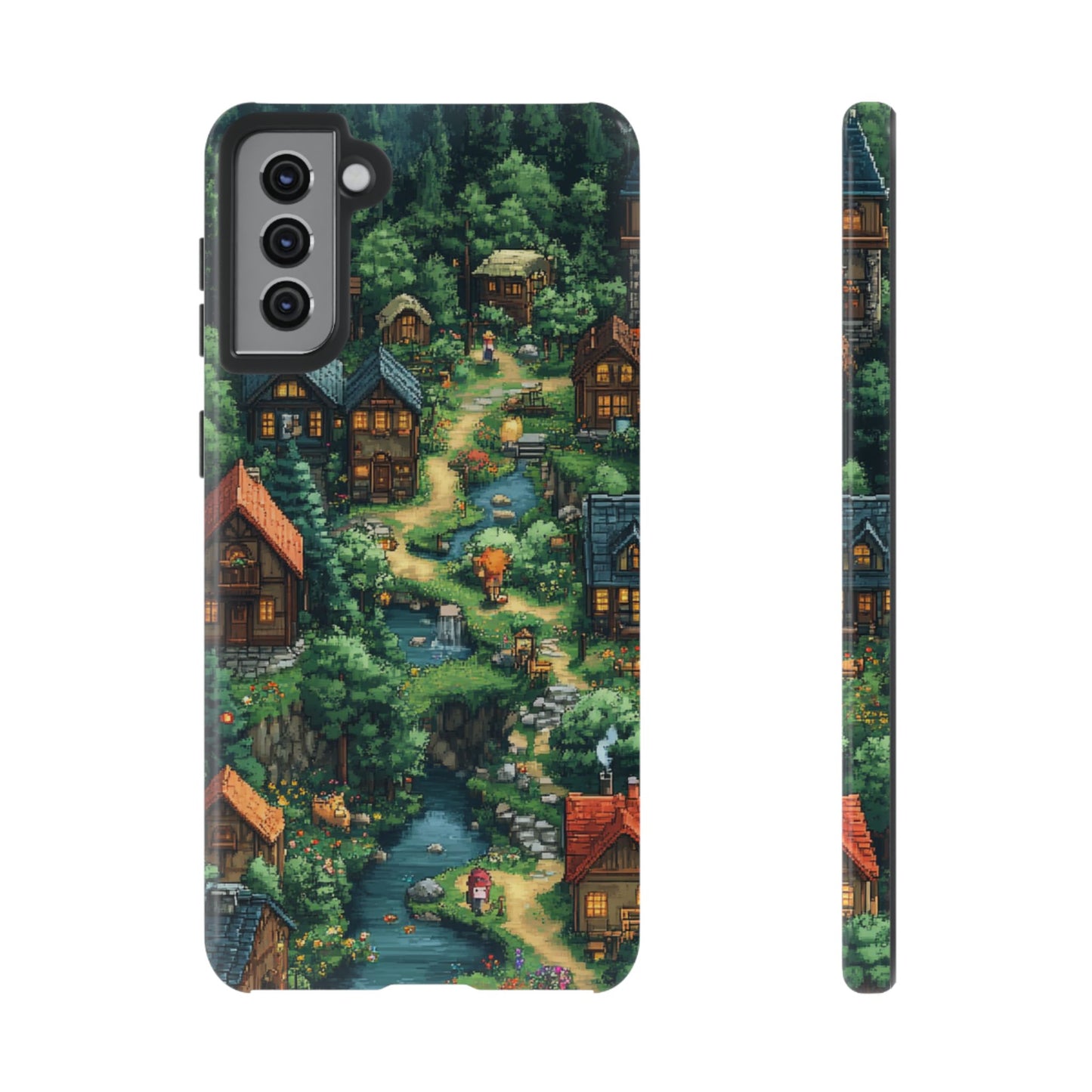 Pixel Forest Hamlet - Tough Samsung Galaxy Case