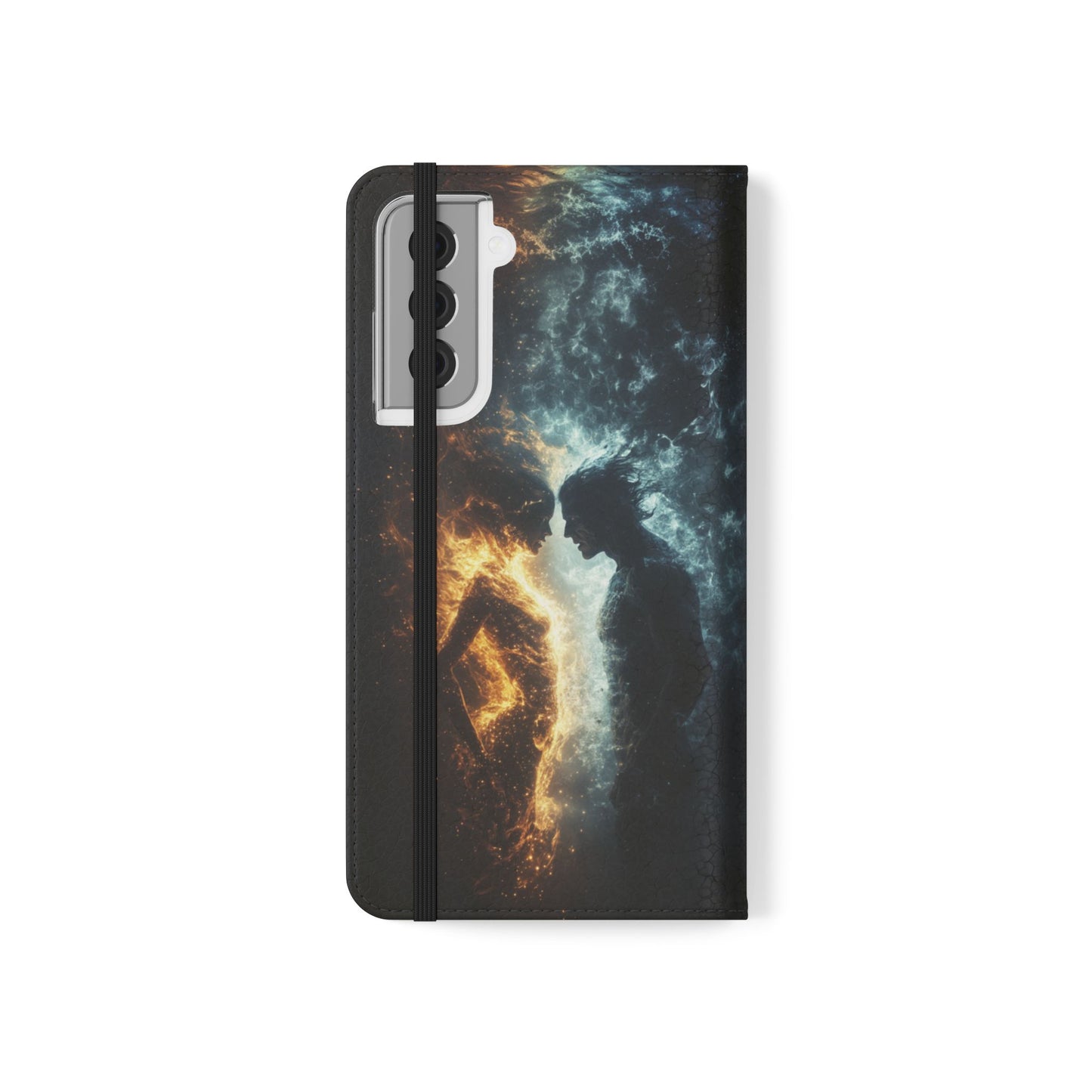 Fire & Frost Lovers - Wallet Flip Case