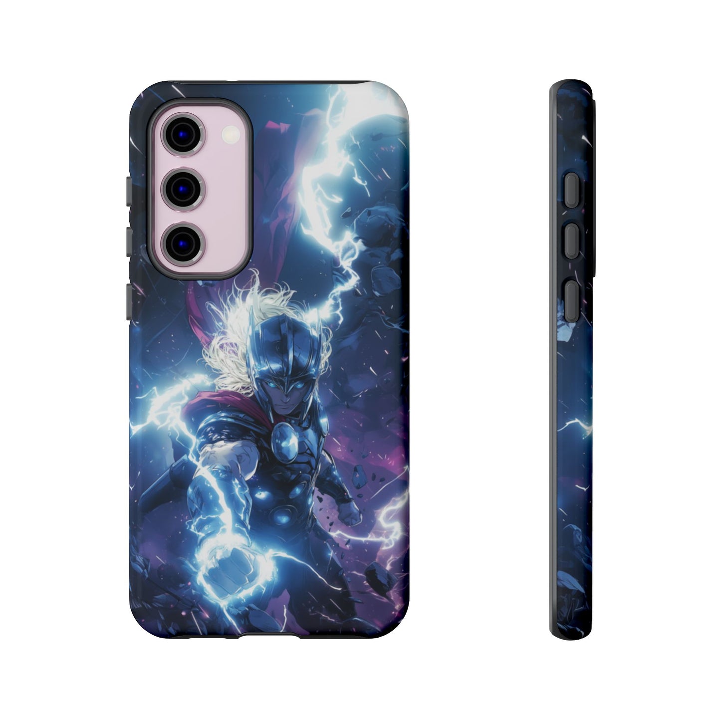 Lightning Fury: Thor Anime Action Phone Case - iPhone, Google Pixel, Samsung