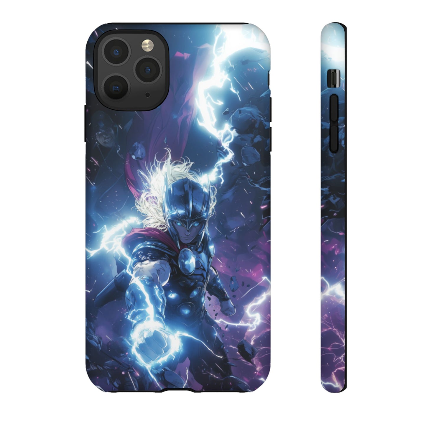 Lightning Fury: Thor Anime Action Phone Case - iPhone, Google Pixel, Samsung