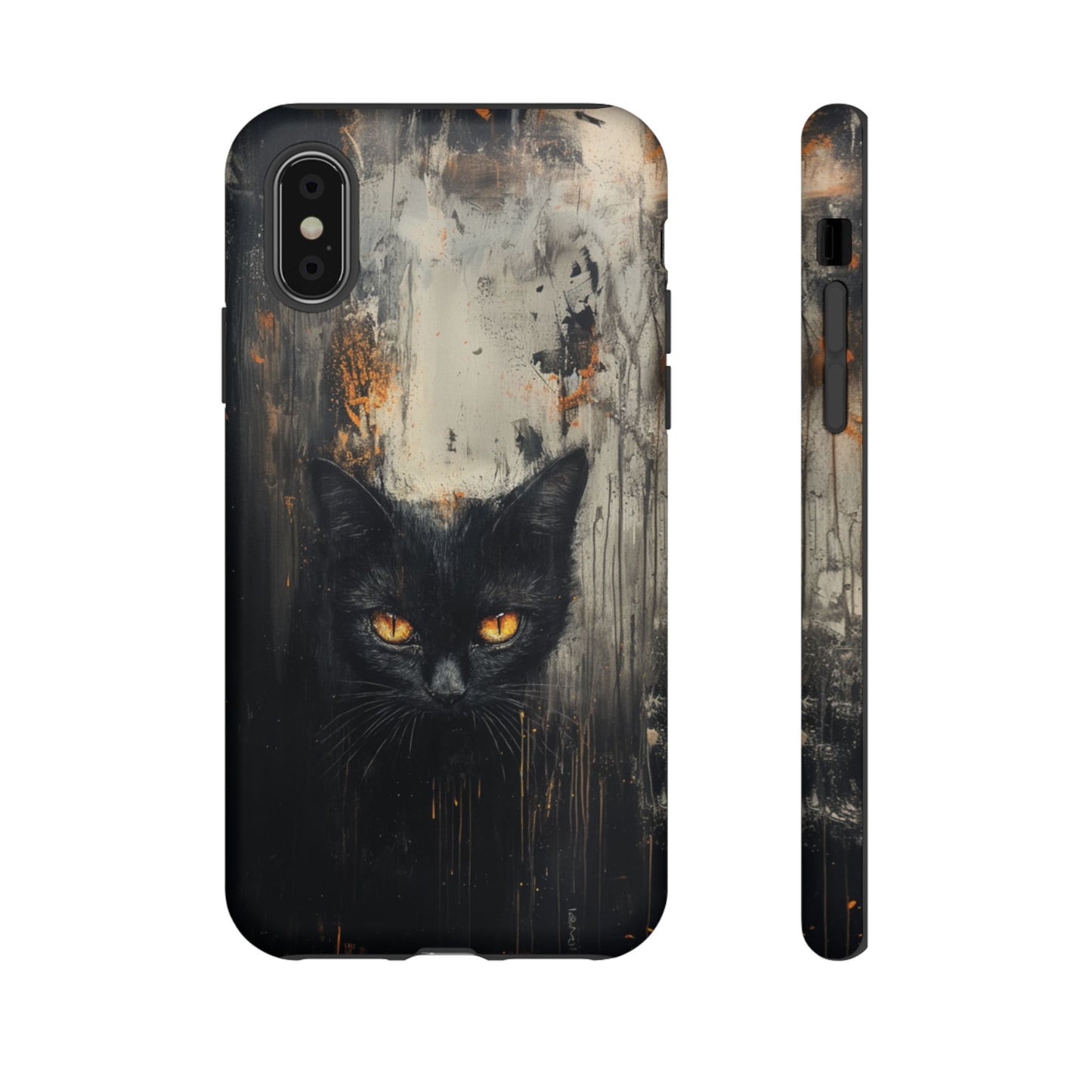 Enigmatic Black Cat Phone Case - iPhone, Google Pixel, Samsung Galaxy