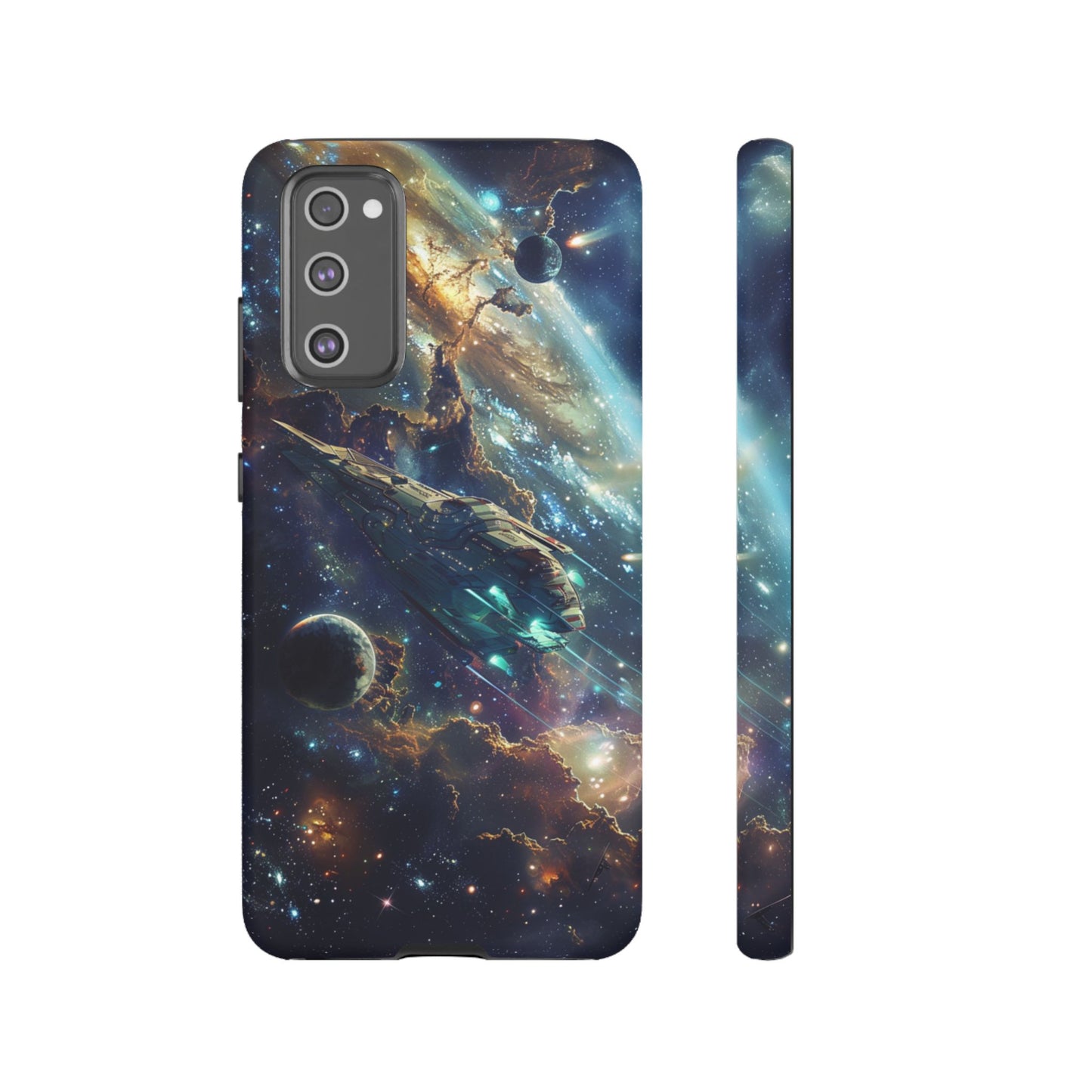 Galactic Voyage: Futuristic Spaceship - iPhone, Google Pixel, Samsung Galaxy