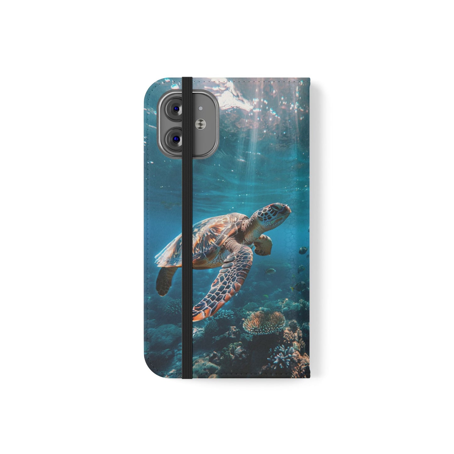 Ocean Guardian Sea Turtle - Wallet Flip Case