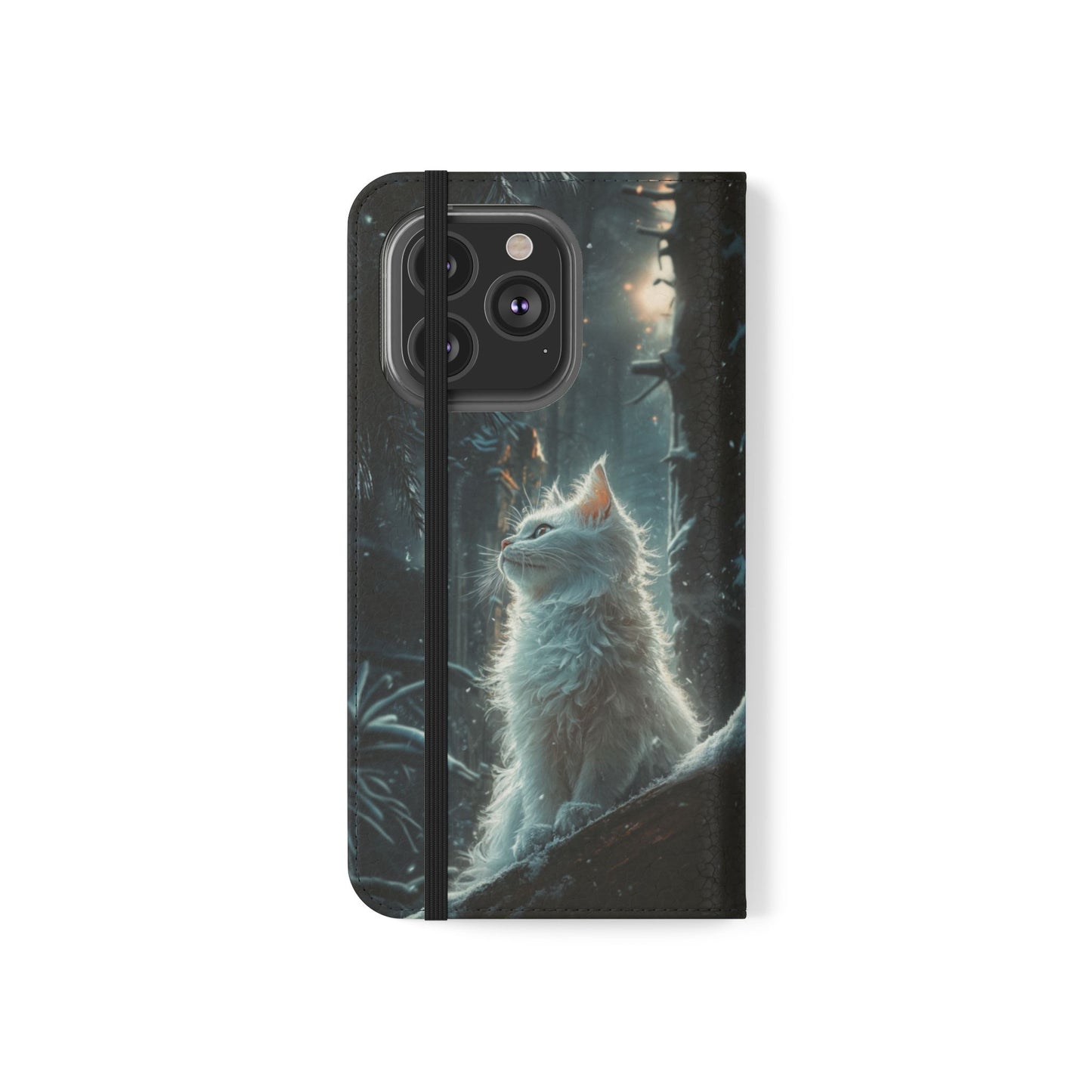 Winter Spirit Cat - Wallet Flip Case