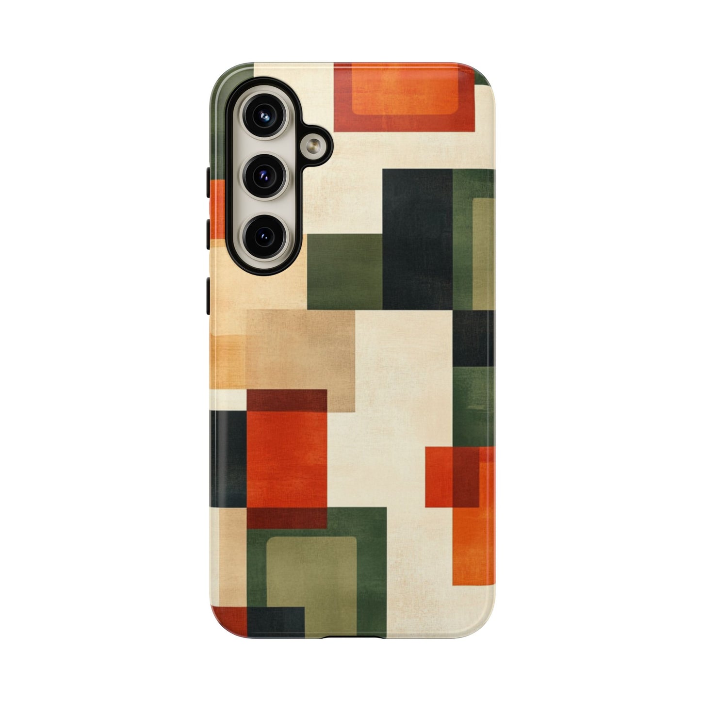 Mid-Century Modern Geometric Pattern Phone Case - iPhone, Google Pixel, Samsung Galaxy