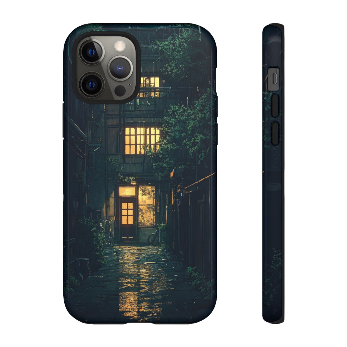 Rainy Alley - Tough iPhone Case