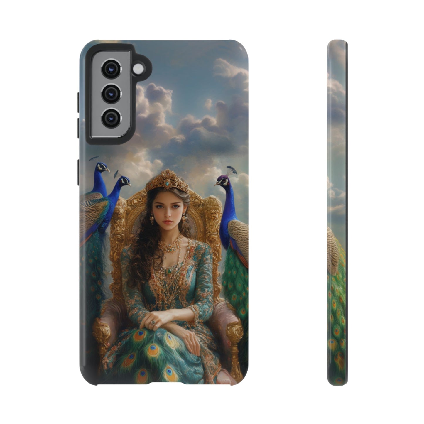 Hera Peacock Empress Golden Throne - Tough Samsung Galaxy Case